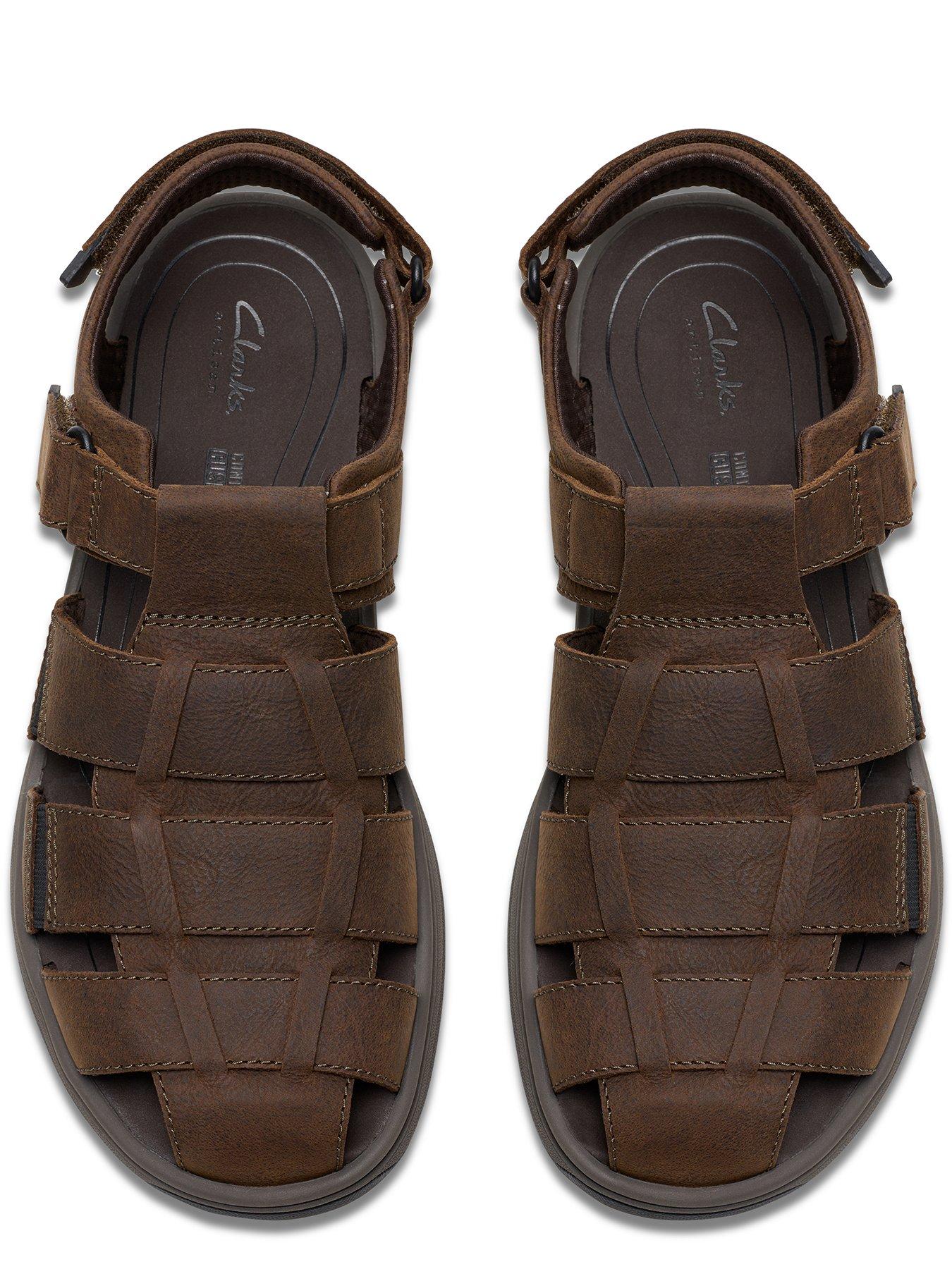 Image 4 of 7 of Clarks Saltway Cove Sandals - Dark Brown