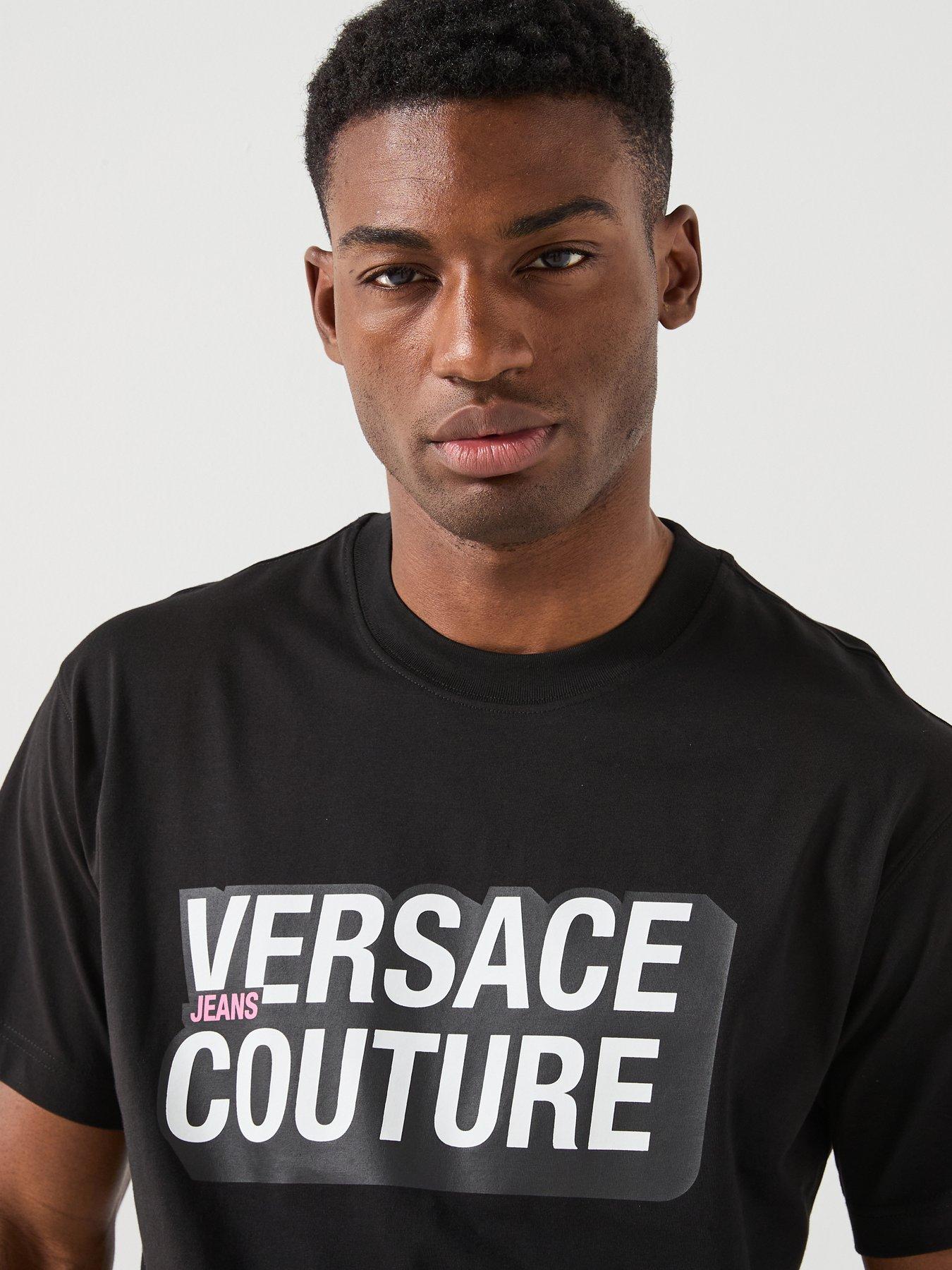  image of versace-jeans-couture-large-vjc-square-logo-t-shirt-black