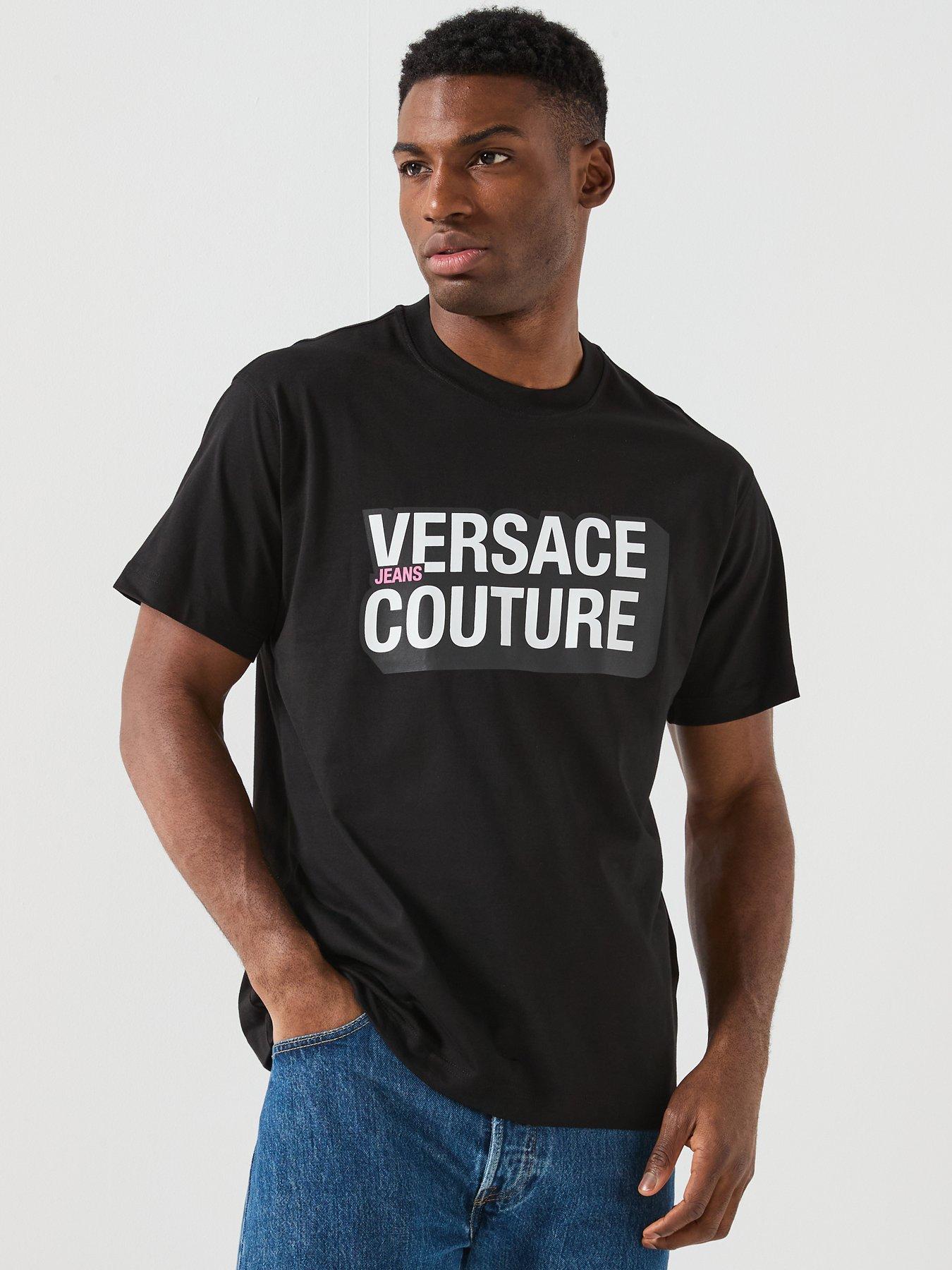 image of versace-jeans-couture-large-vjc-square-logo-t-shirt-black