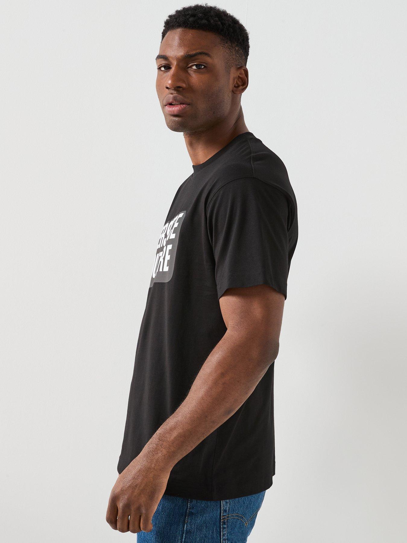  image of versace-jeans-couture-large-vjc-square-logo-t-shirt-black