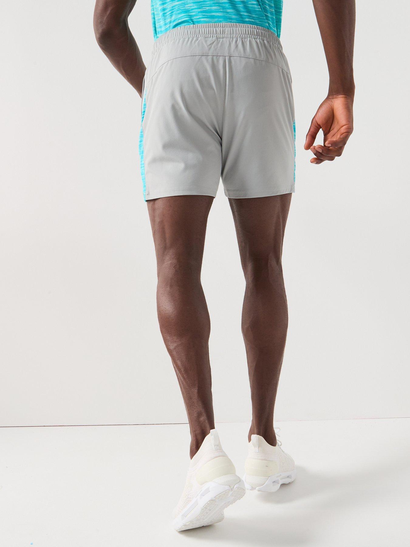 stillFront image of gym-king-mens-energy-space-dye-short-grey