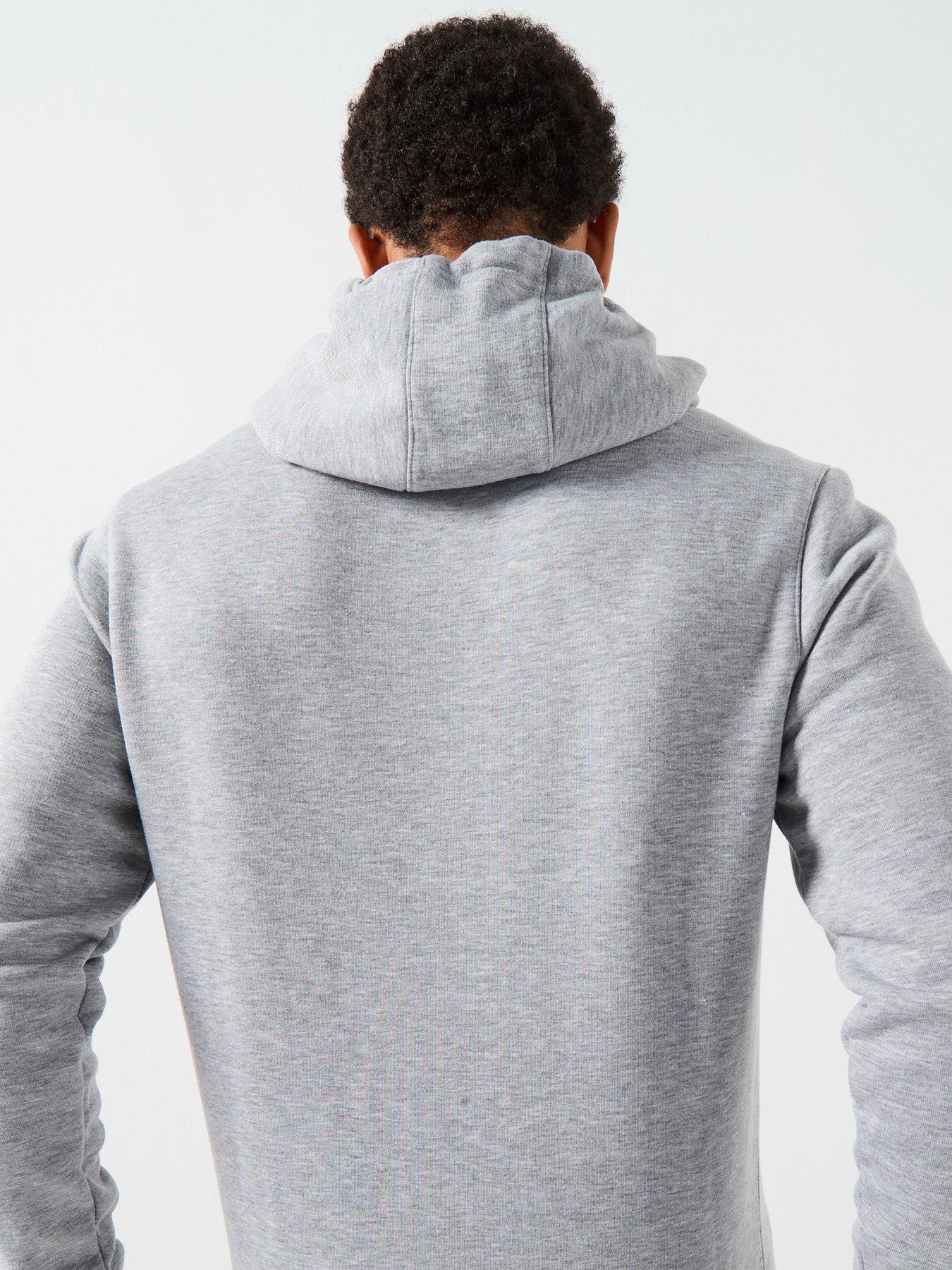 Image 6 of 6 of Gym King Mens Fundamental Linear Hoodie - White
