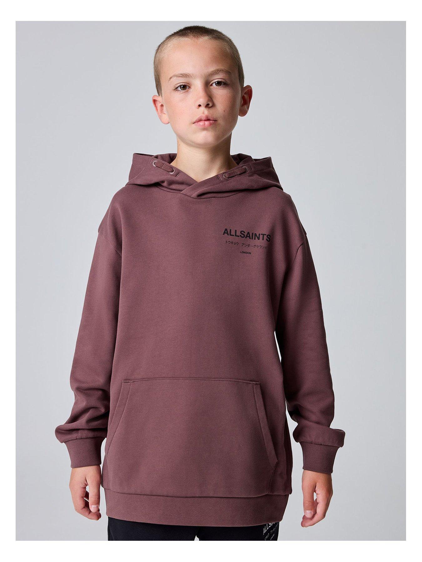 undefined Boys Underground Hoodie - Brown