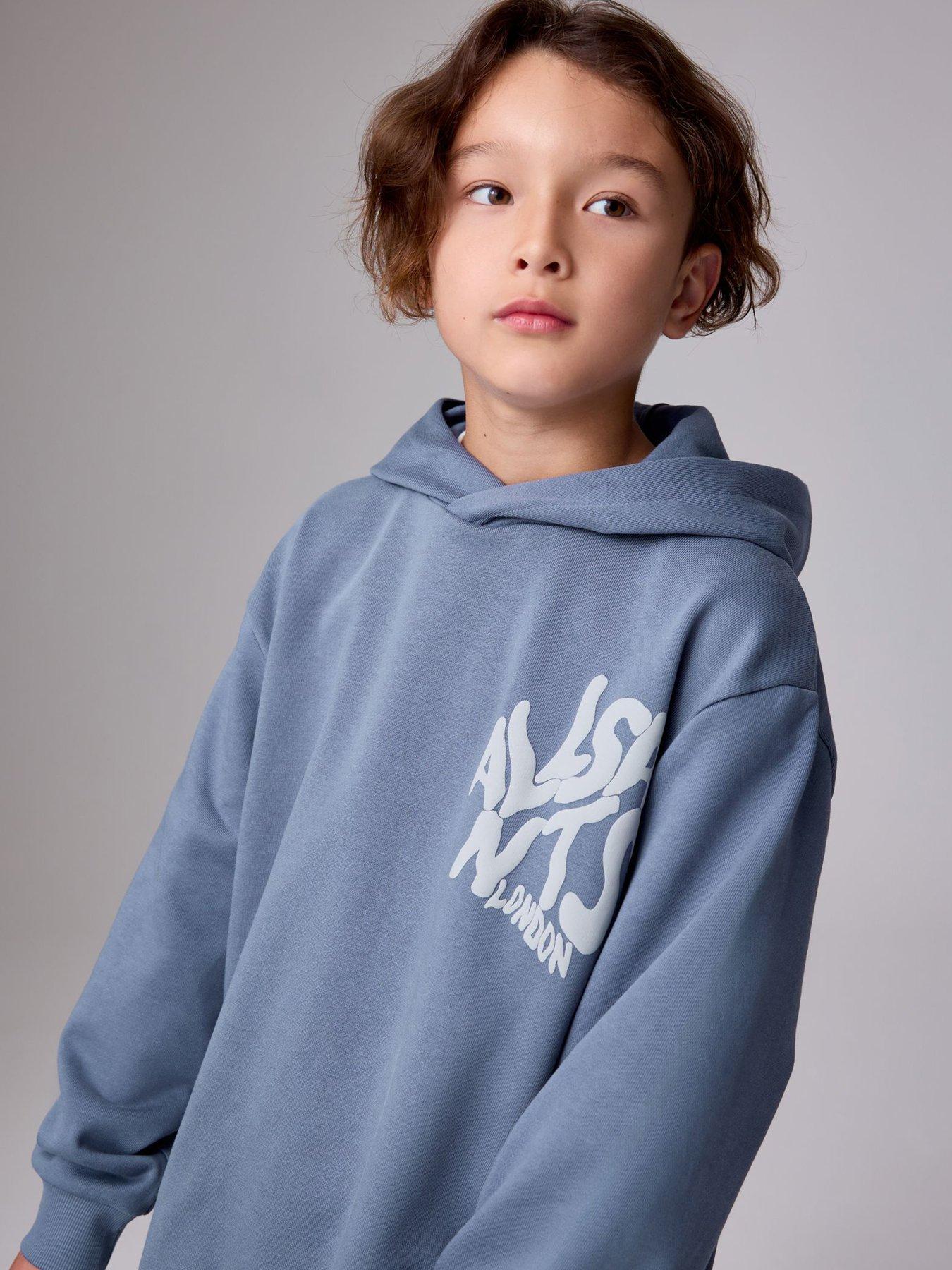 Image 3 of 6 of smALLSAINTS Boys Orlando Hoodie - Blue