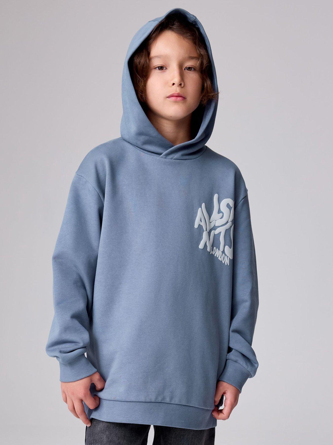 Image 4 of 6 of smALLSAINTS Boys Orlando Hoodie - Blue