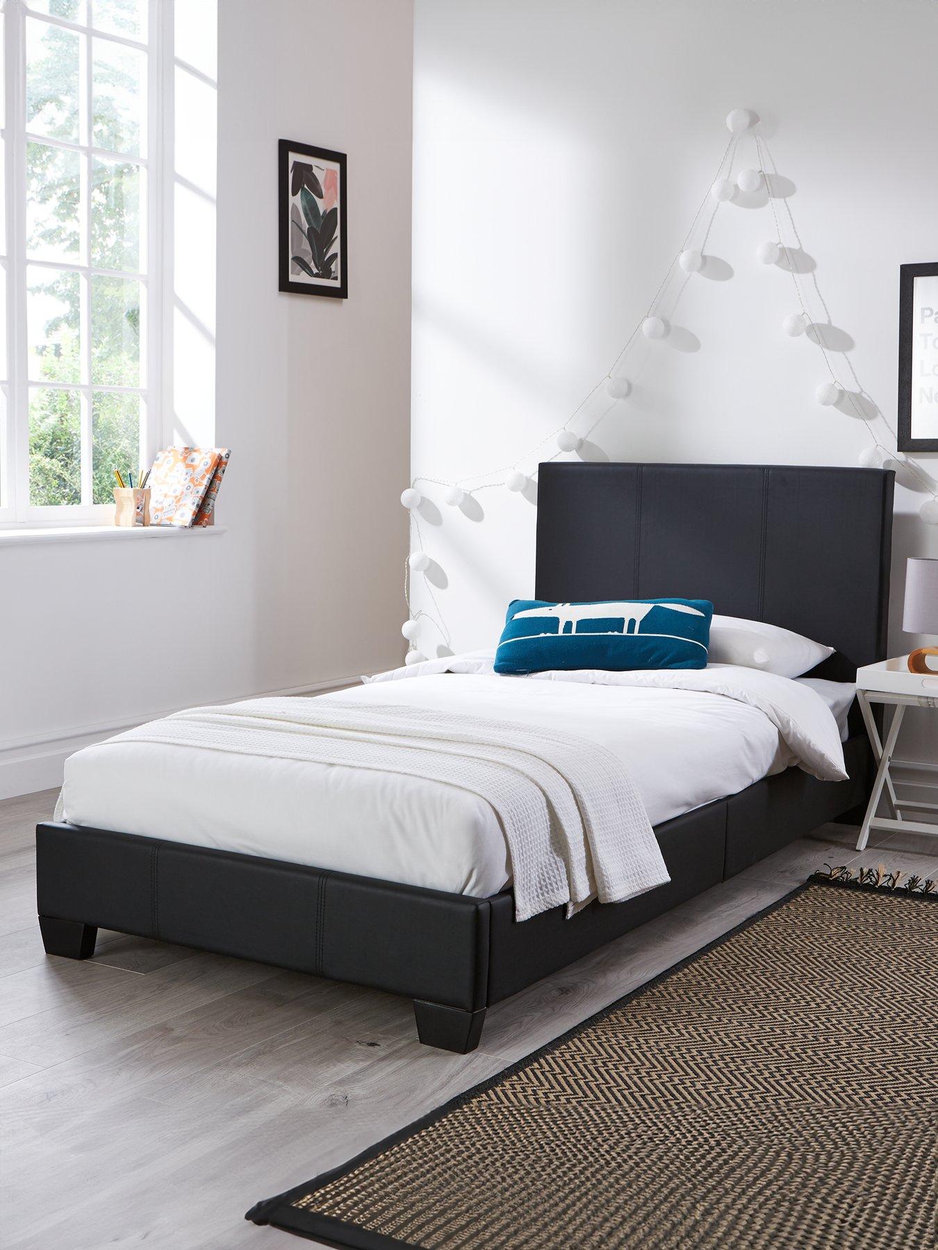The Very Collection Ellis Faux Leather Single Bedframe
