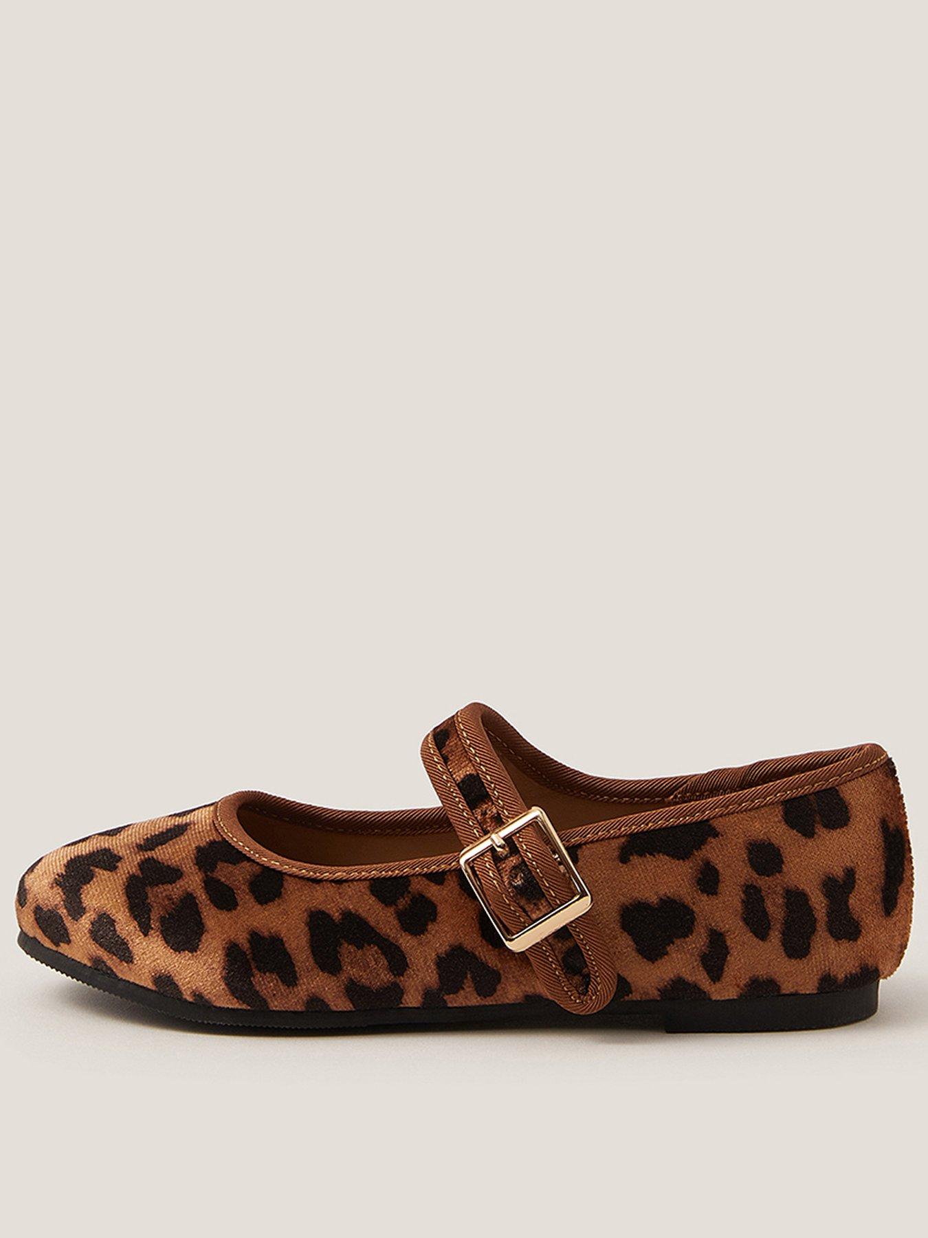 monsoon-girls-leopard-print-ballerina-shoes-brown