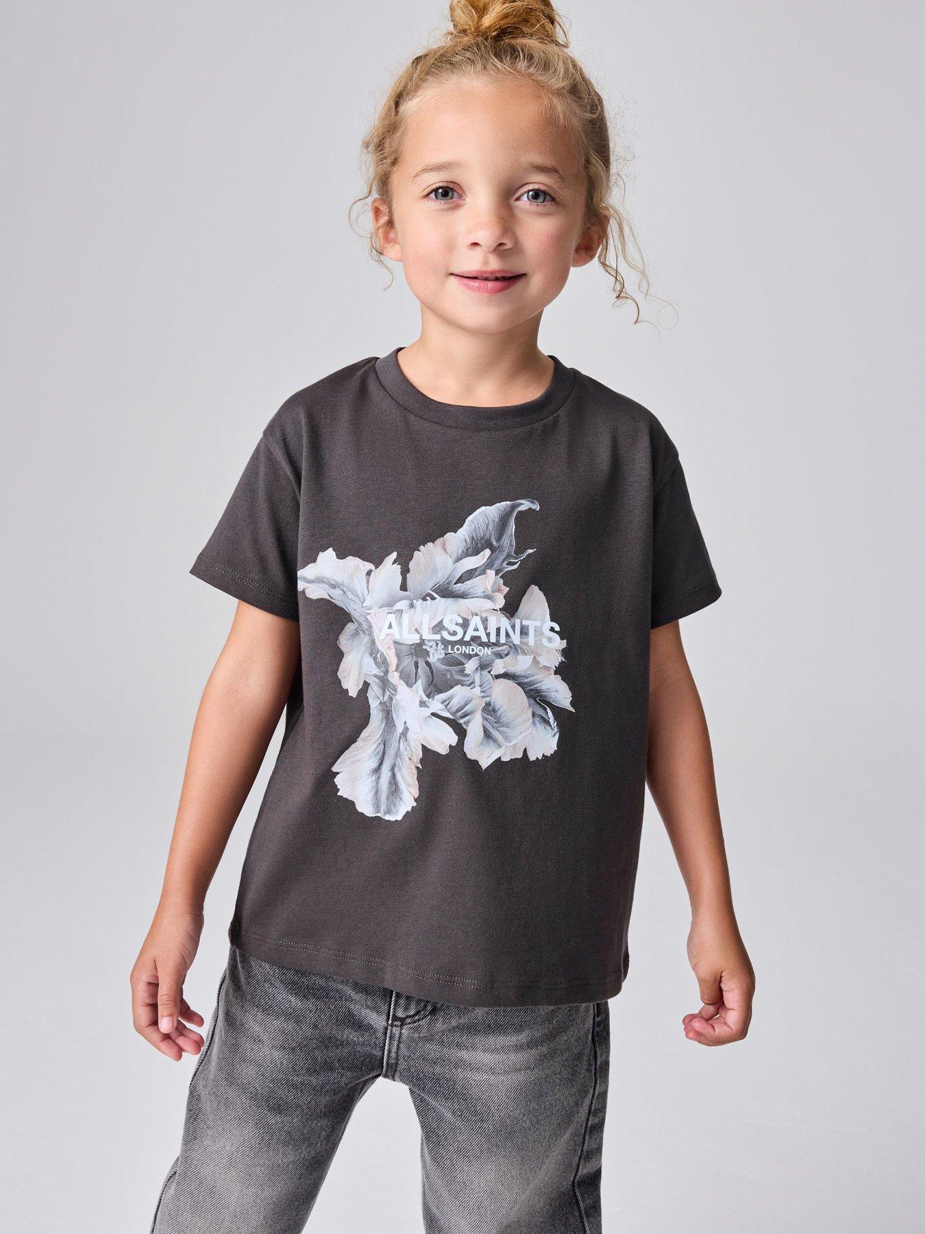 smALLSAINTS Girls Graphic T-Shirt - Black