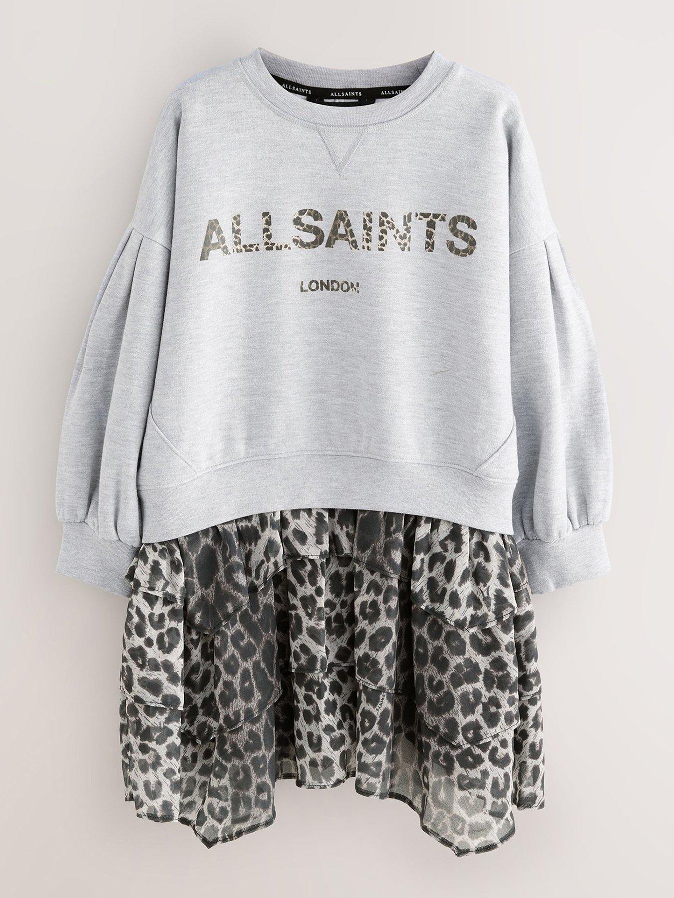 smALLSAINTS Girls 2 In 1 Dress - Grey