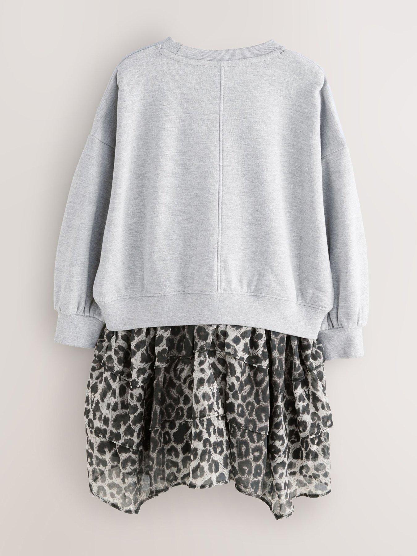 Image 2 of 4 of smALLSAINTS Girls 2 In 1 Dress - Grey