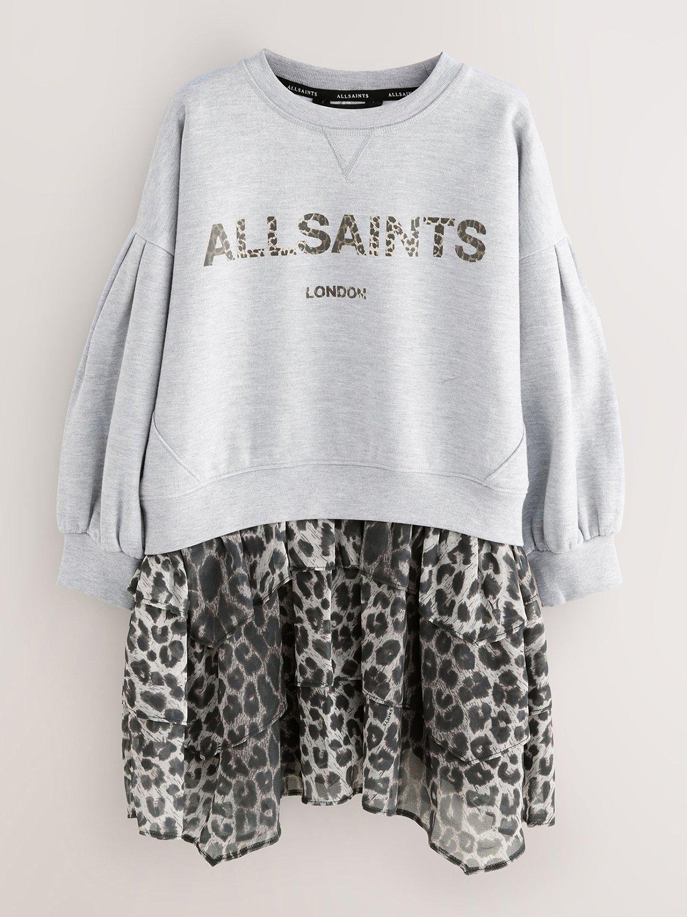 smALLSAINTS Girls 2 In 1 Dress - Grey