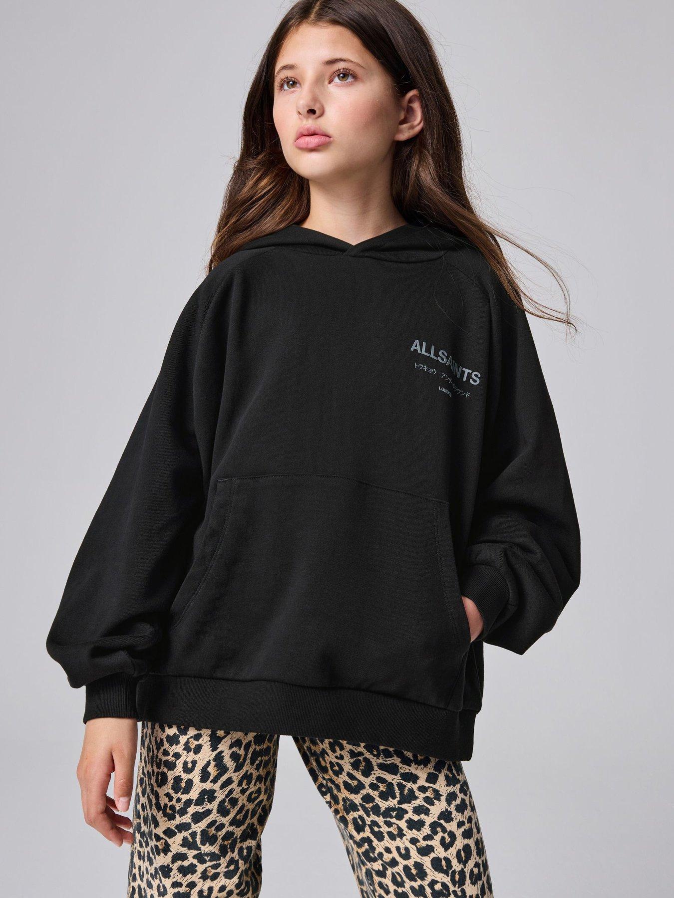 smALLSAINTS Girls Underground Sequin Hoodie - Black