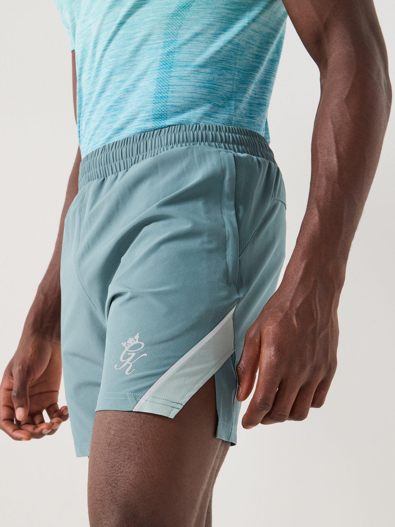 Image 5 of 5 of Gym King Men's Flex 20 Short - Blue