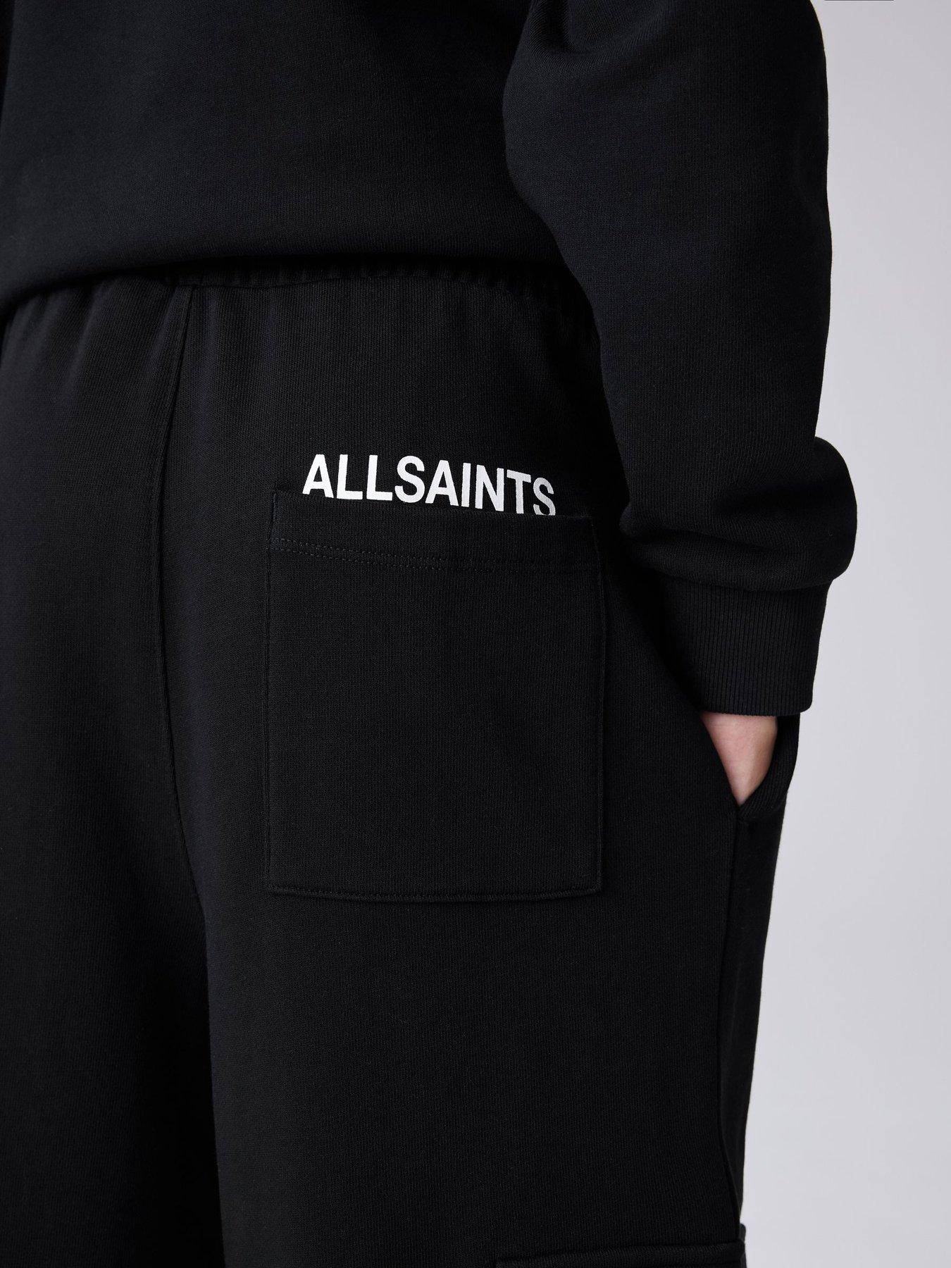  image of smallsaints-boys-logo-cargo-joggers-black