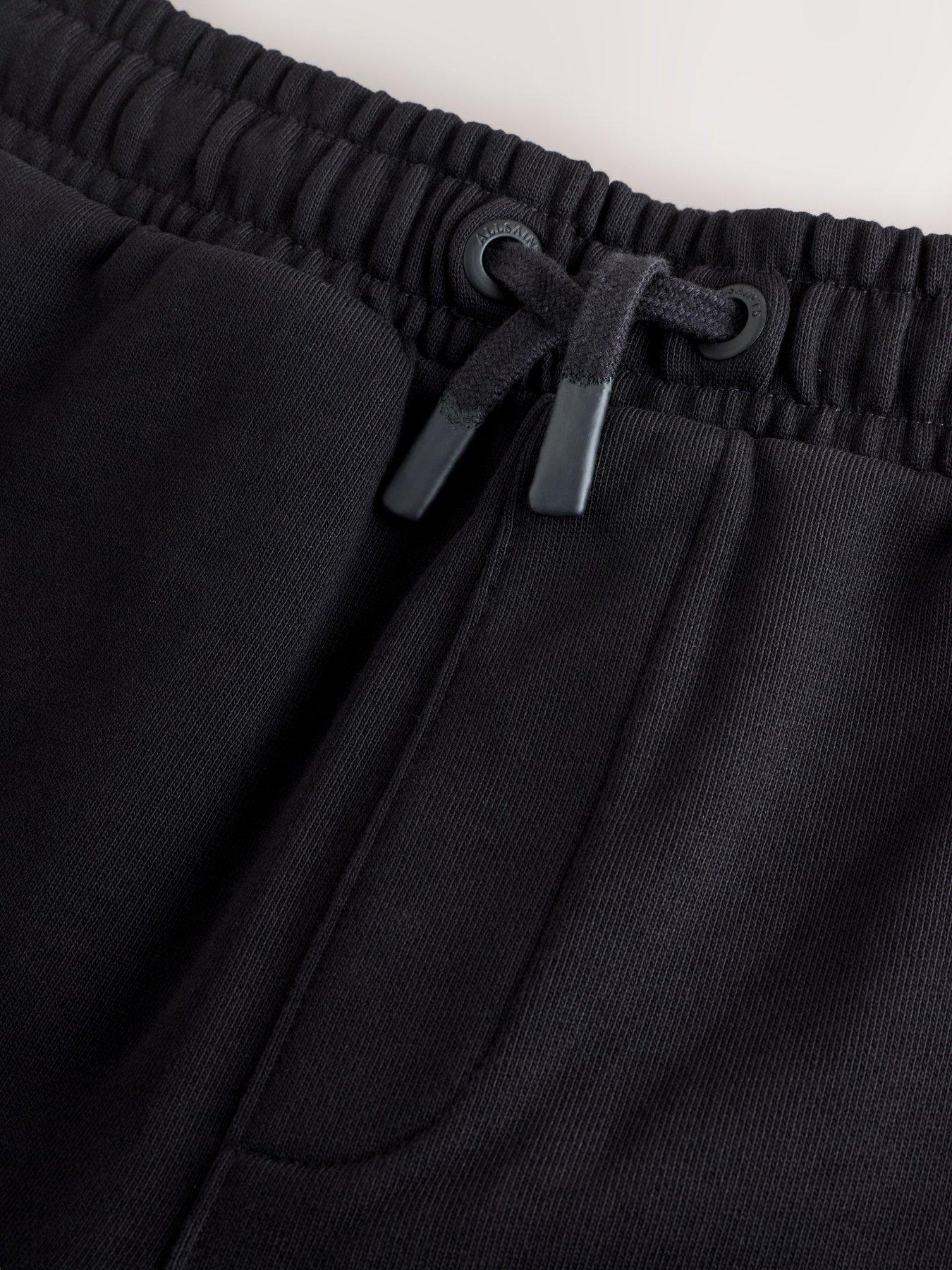  image of smallsaints-boys-logo-cargo-joggers-black