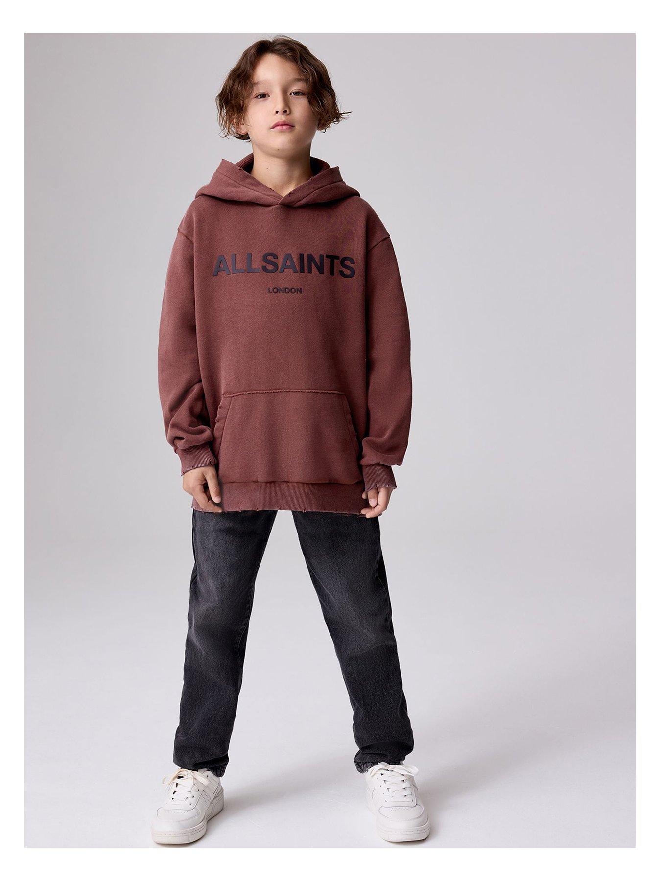 smallsaints-boys-logo-distress-hoodie-brown