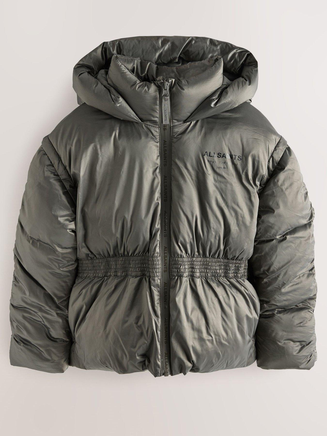 Image 6 of 6 of smALLSAINTS Girls Zip Coat - Green