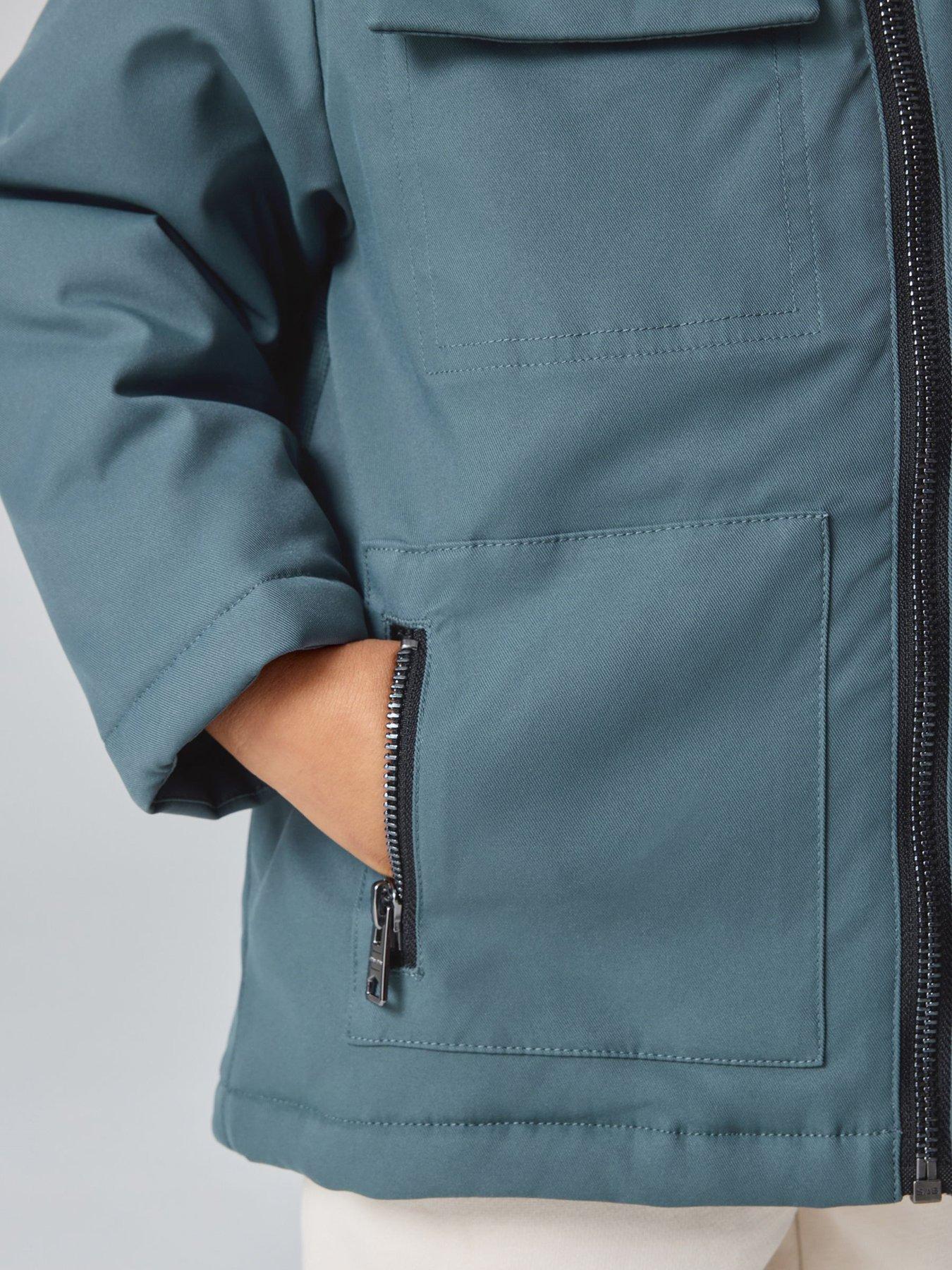 Image 4 of 6 of smALLSAINTS Boys 4 Pocket Jacket - Blue