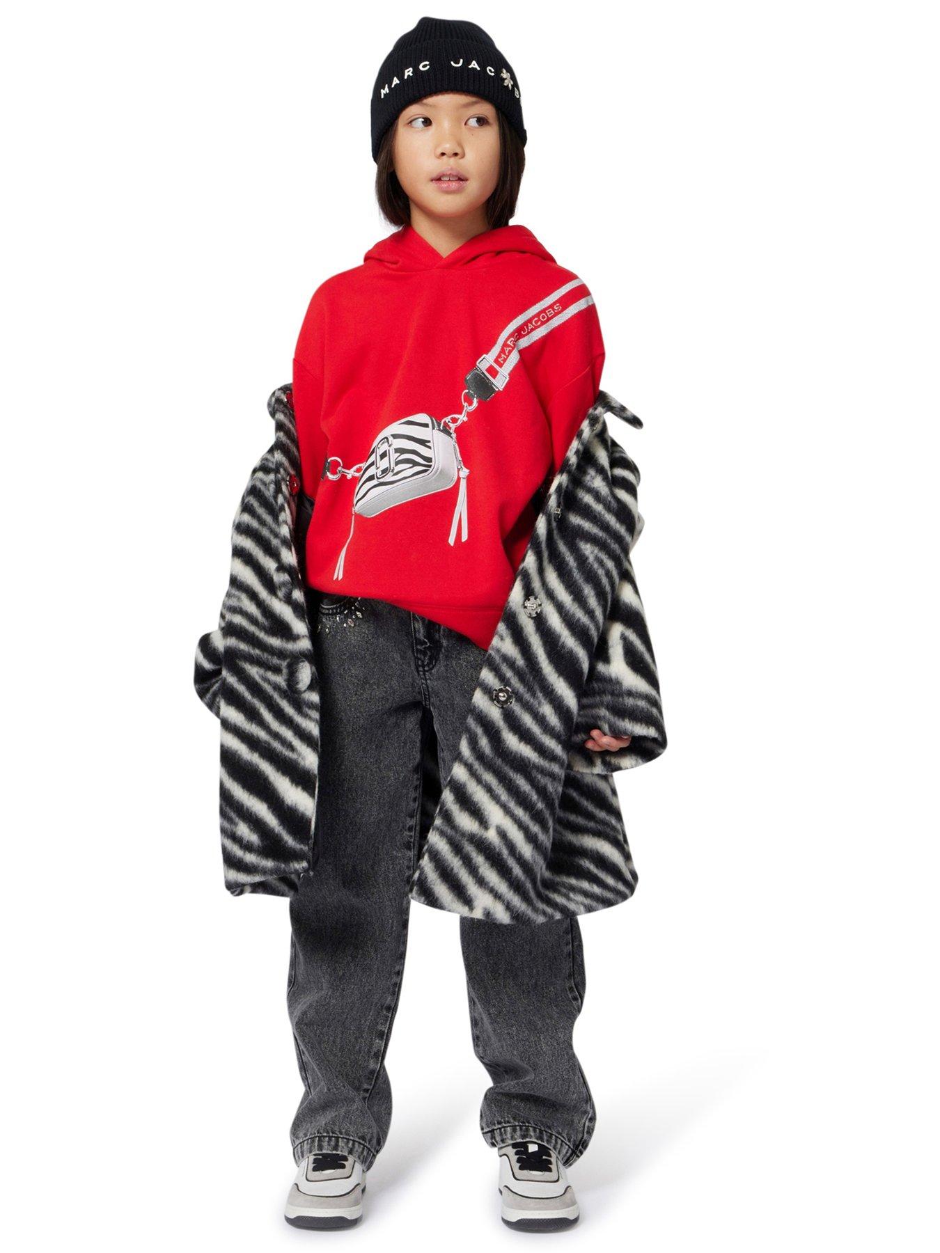  image of marc-jacobs-girls-snapshot-bag-hoodie-red