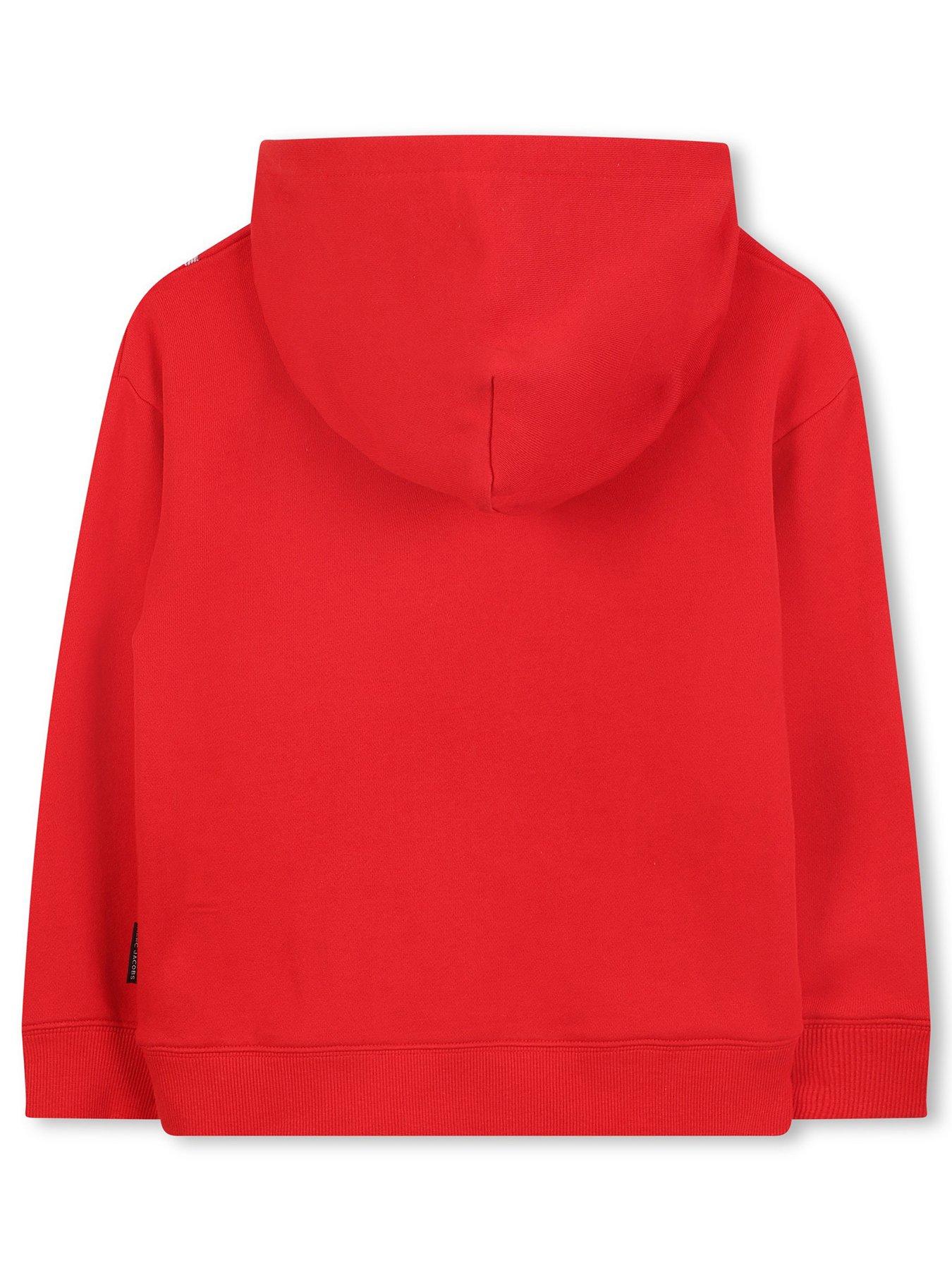  image of marc-jacobs-girls-snapshot-bag-hoodie-red