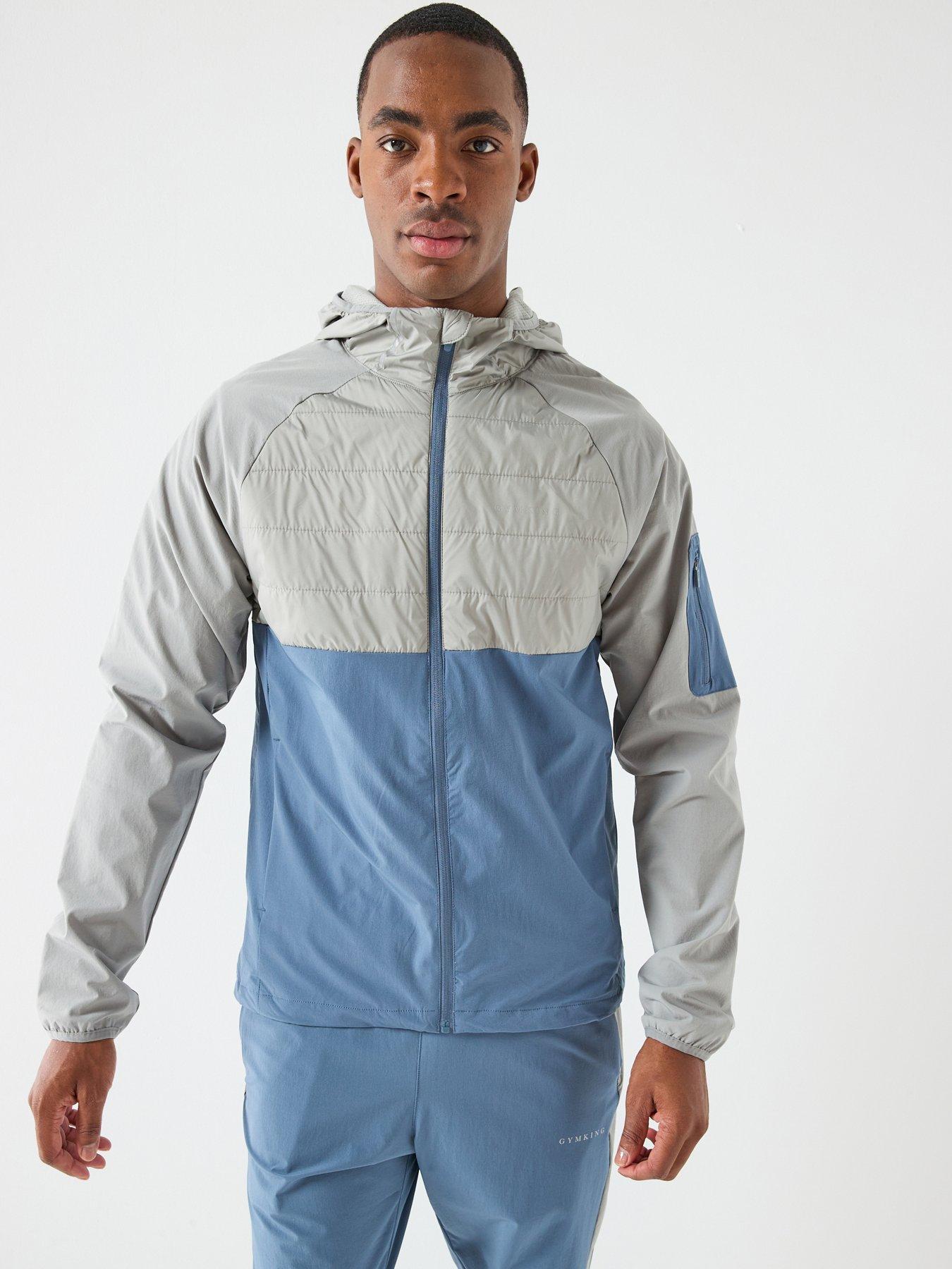  image of gym-king-mens-endurance-hybrid-jacket-grey