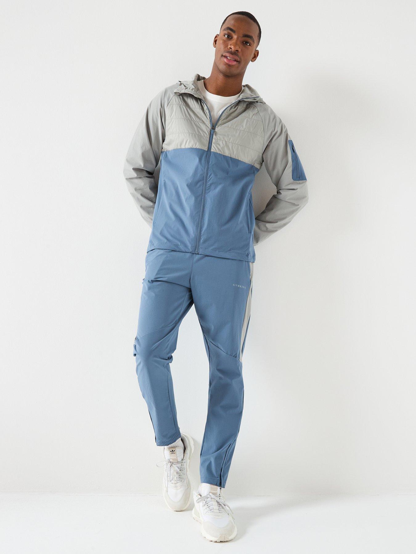  image of gym-king-mens-endurance-hybrid-jacket-grey