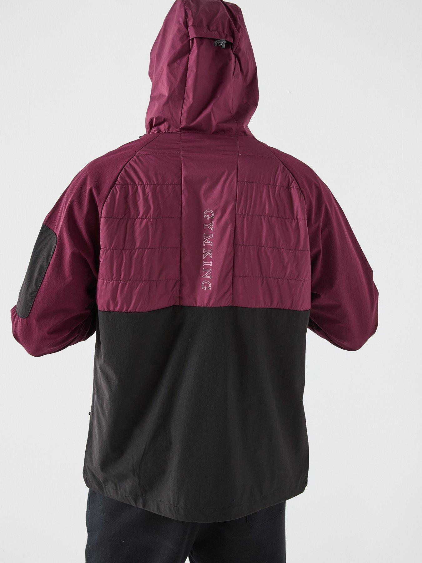  image of gym-king-mens-endurance-hybrid-jacket-red