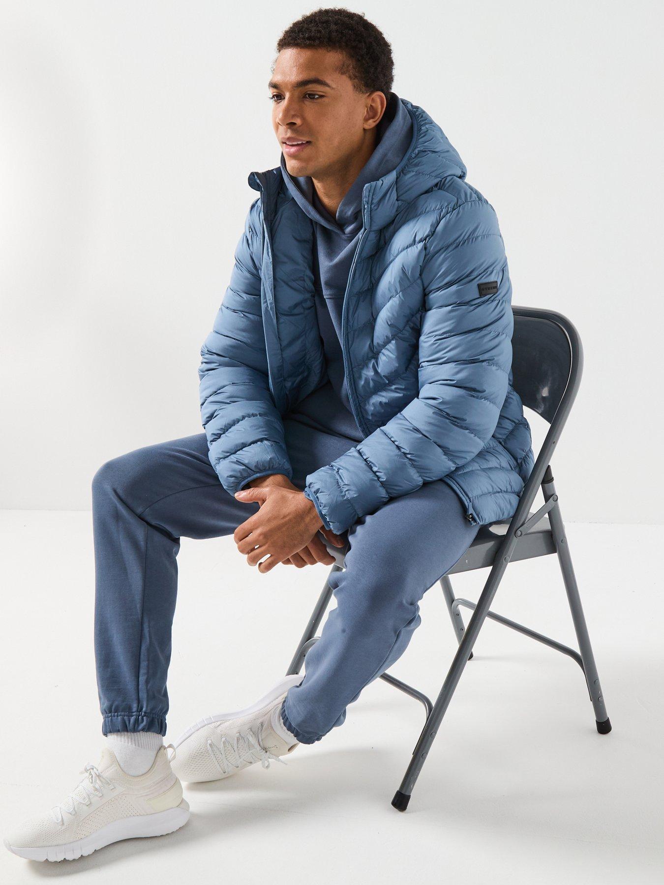  image of gym-king-mens-endurance-puffer-jacket-blue