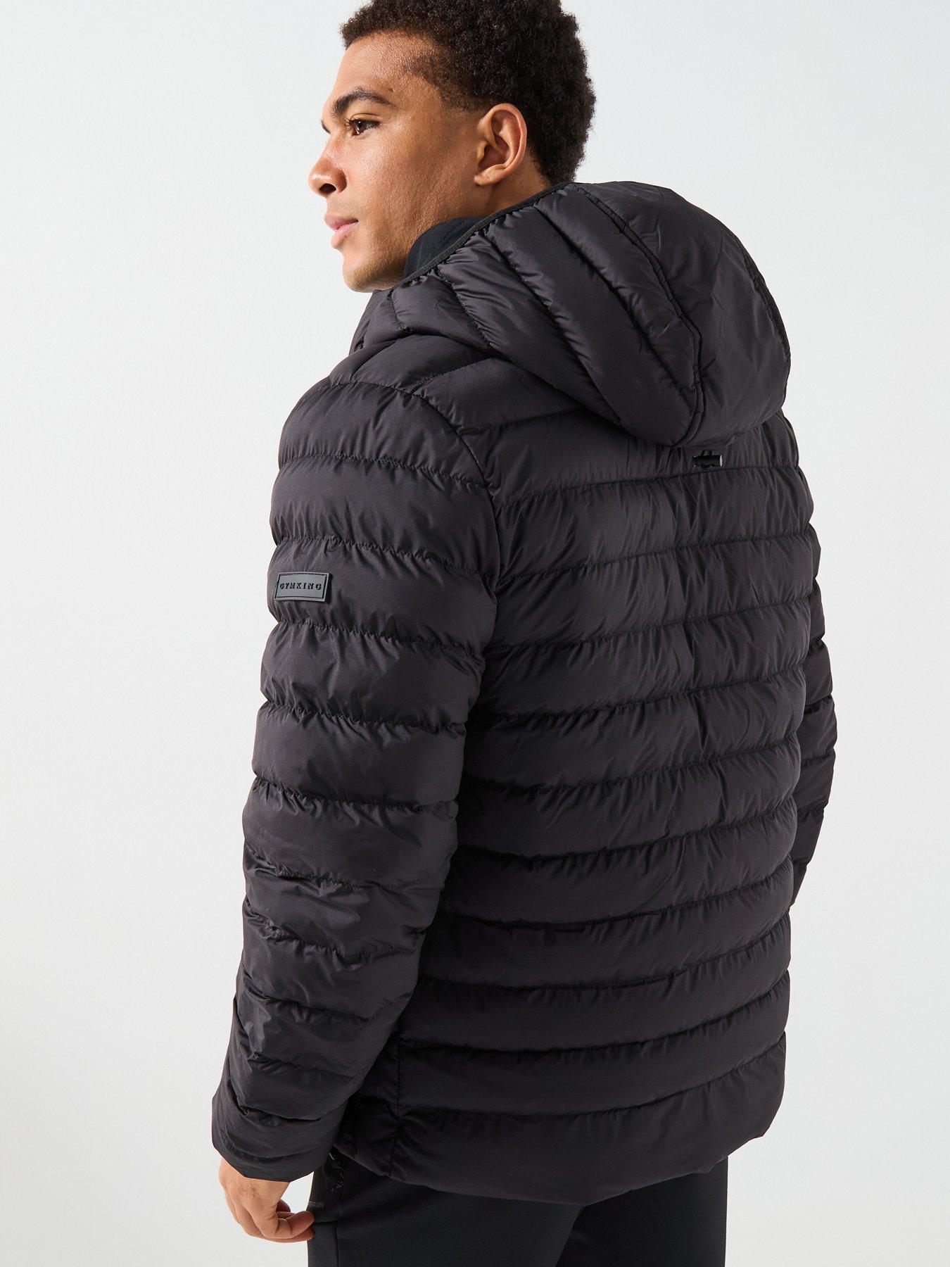 stillFront image of gym-king-mens-endurance-puffer-jacket-black