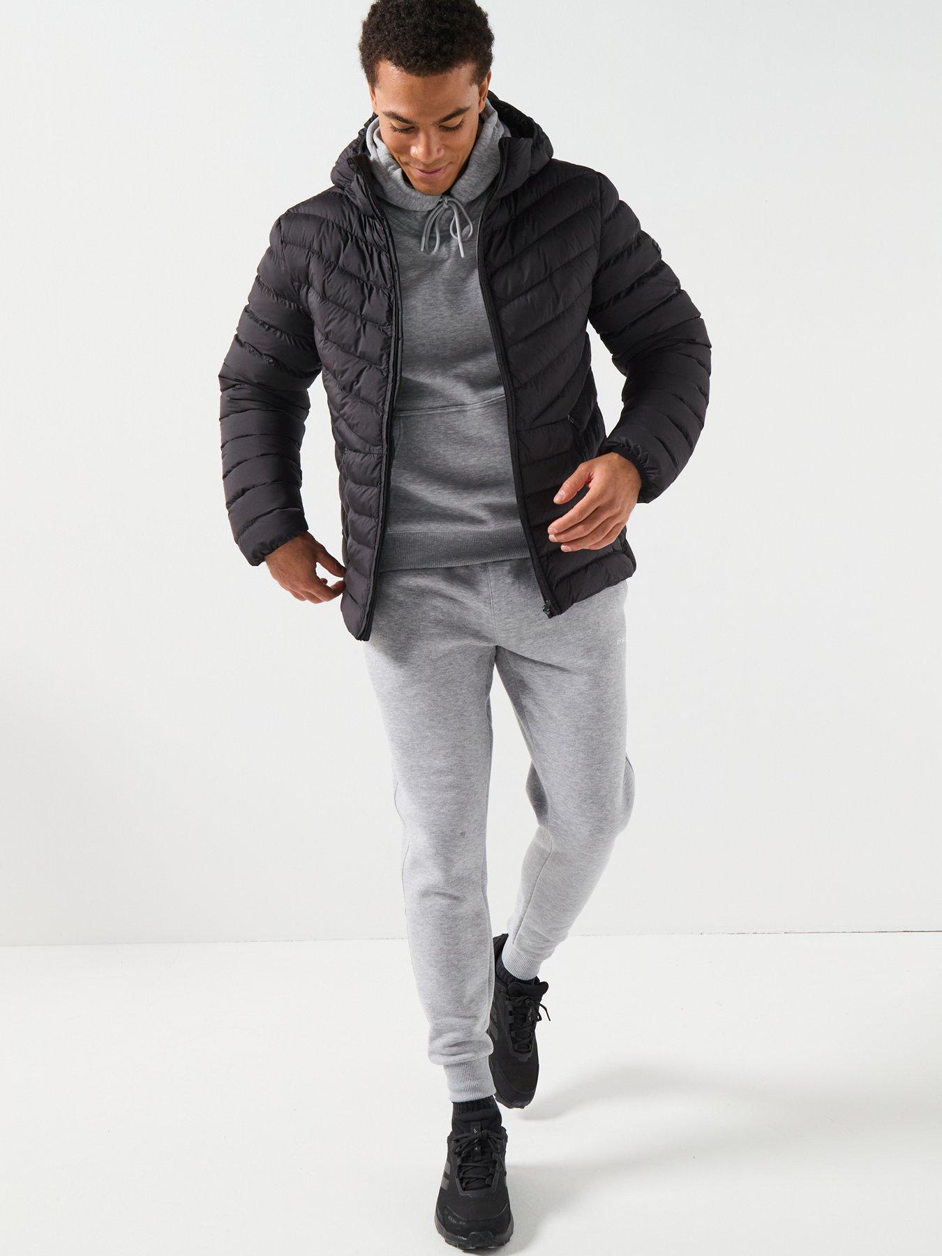  image of gym-king-mens-endurance-puffer-jacket-black