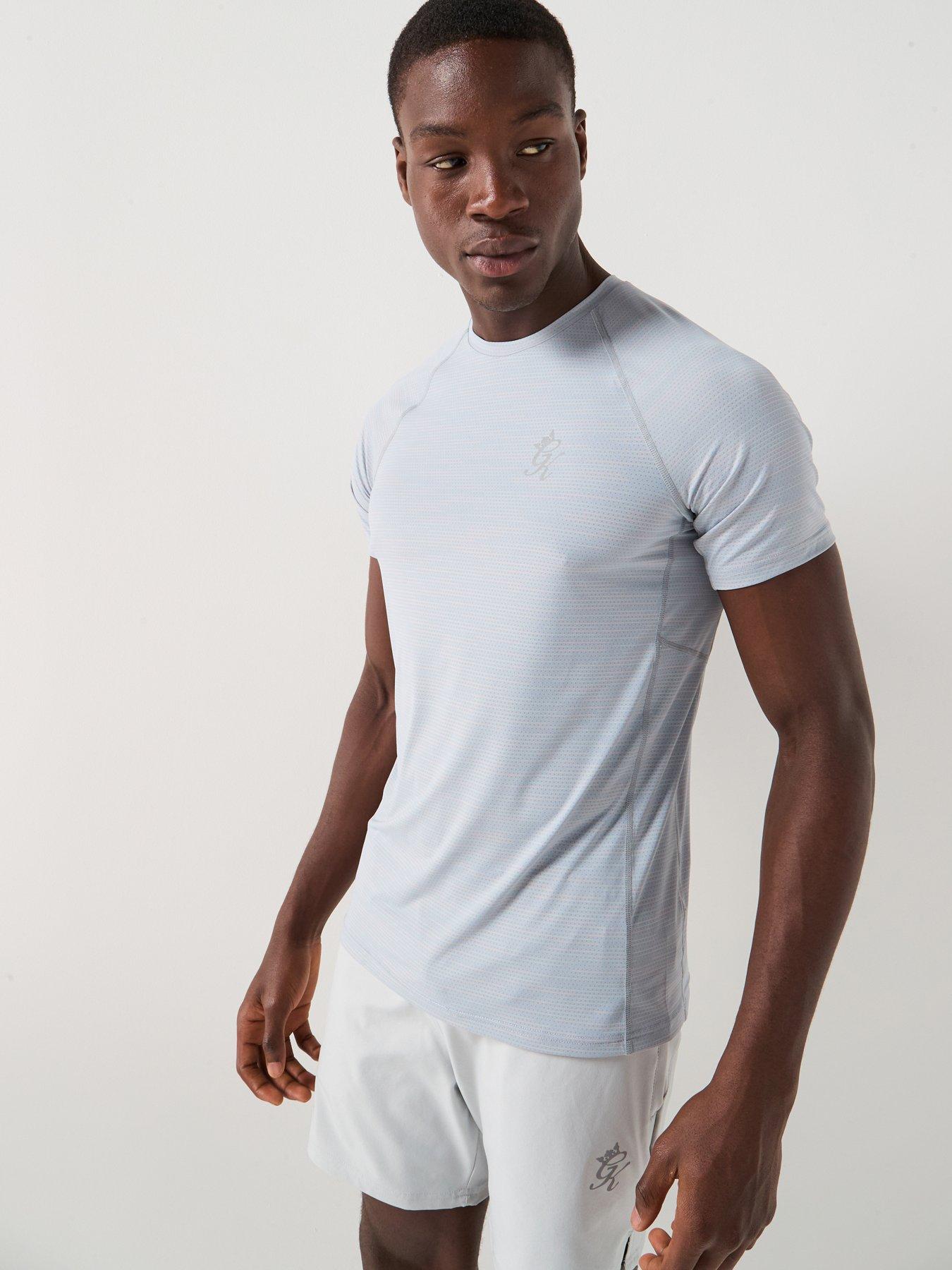 Image 1 of 5 of Gym King Men's Energy Grindle Tee - Grey