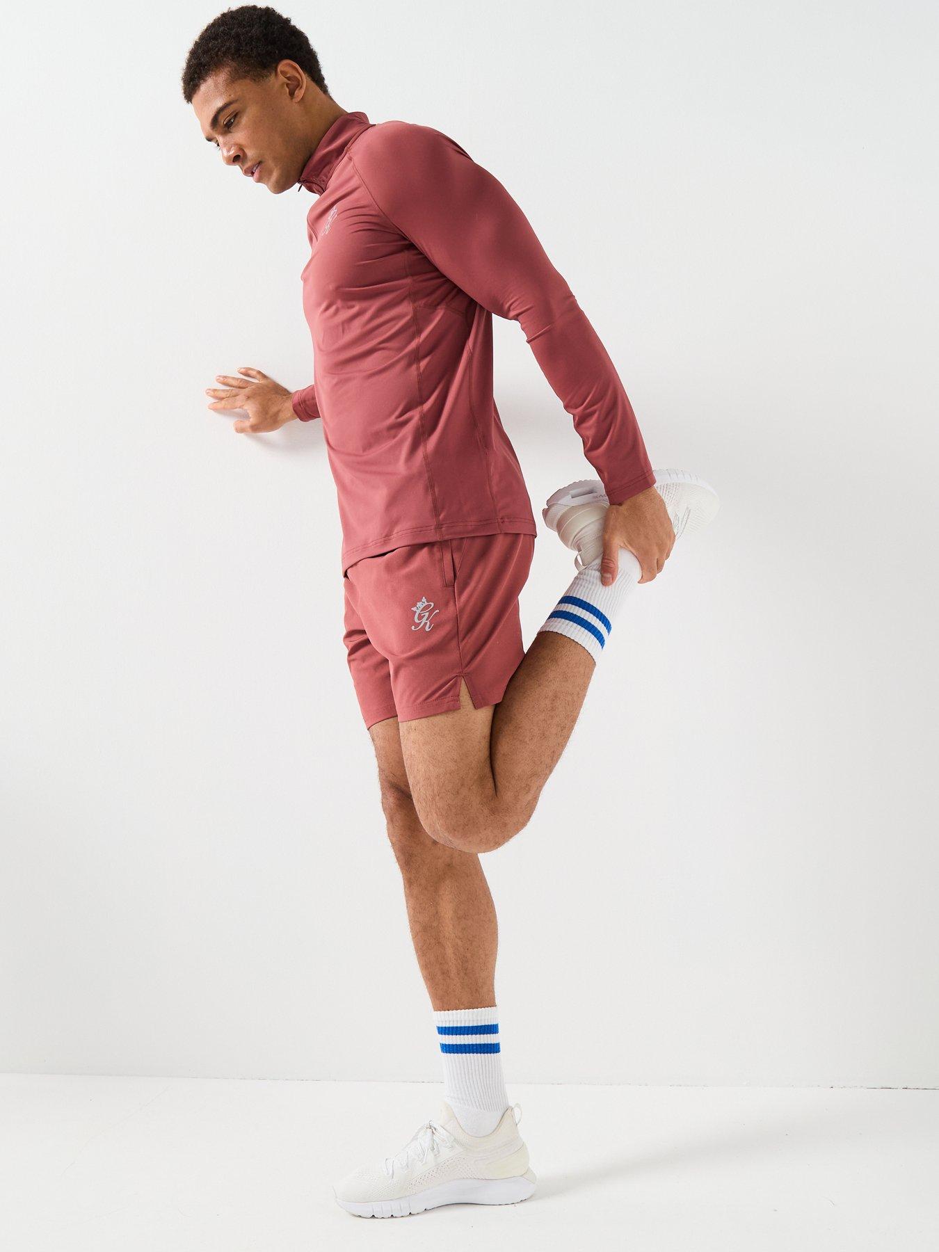  image of gym-king-mens-energy-6-inch-shorts-red