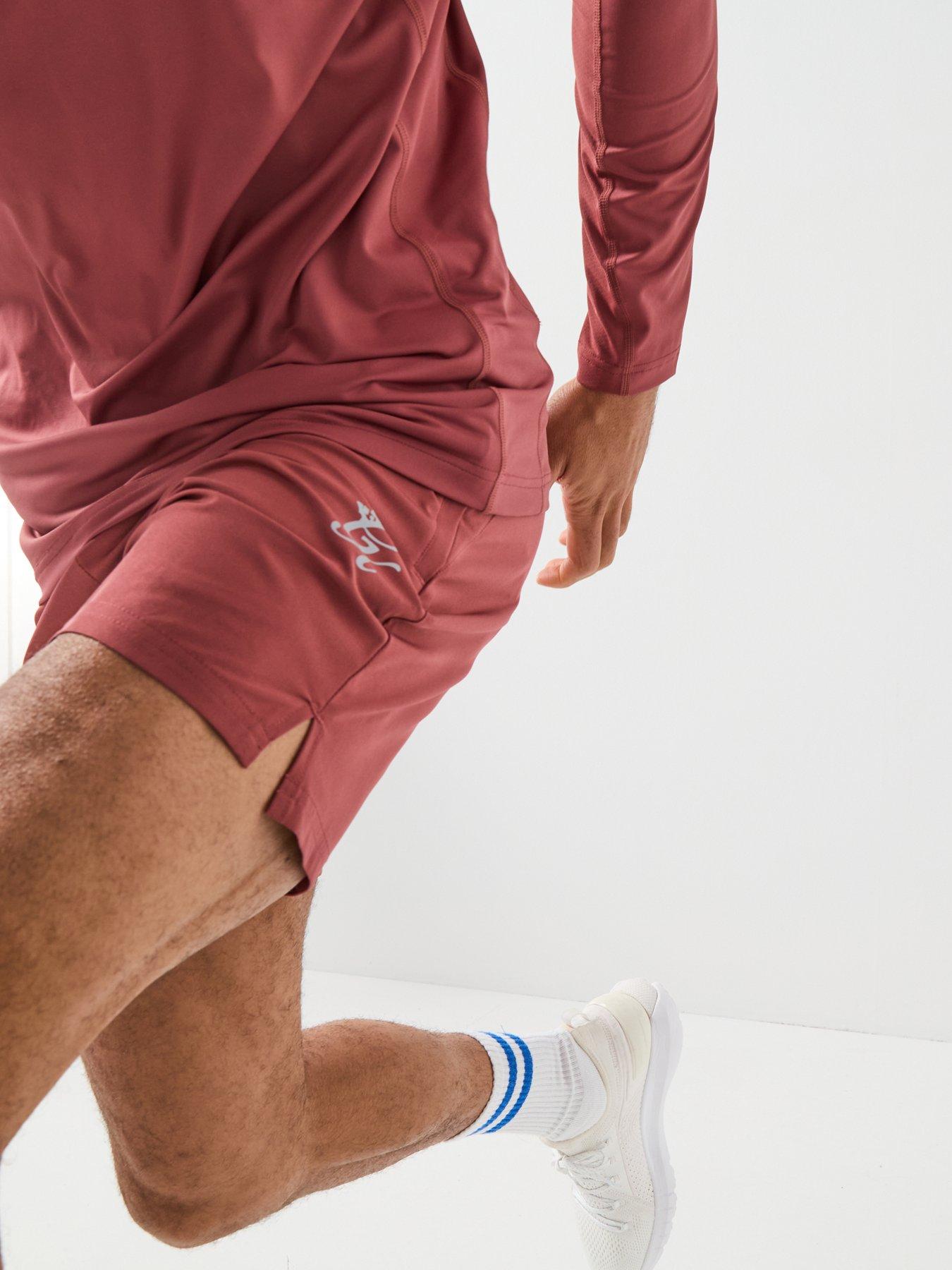  image of gym-king-mens-energy-6-inch-shorts-red