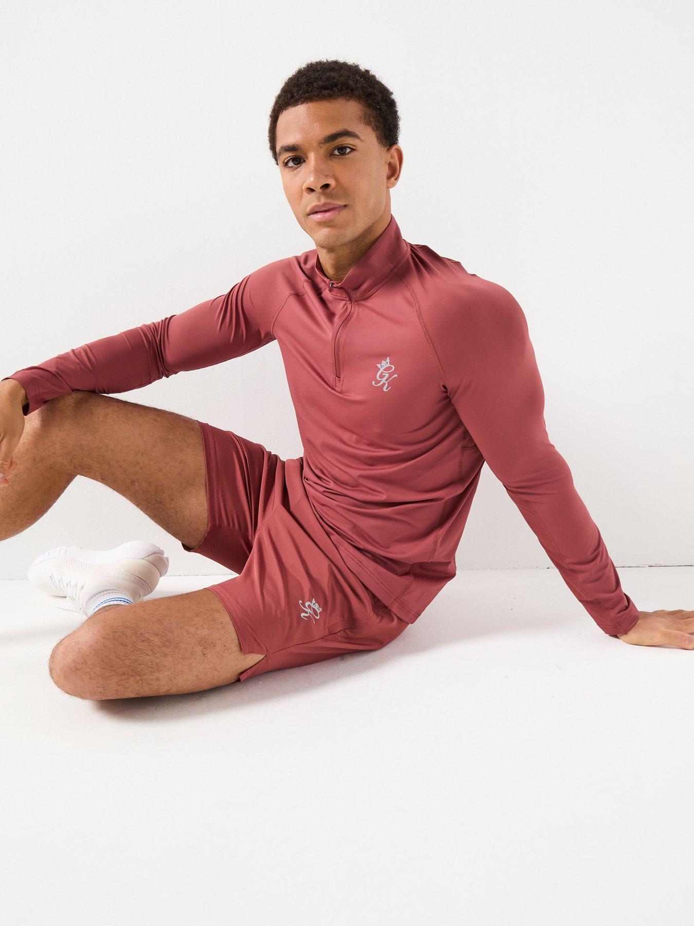  image of gym-king-mens-energy-6-inch-shorts-red