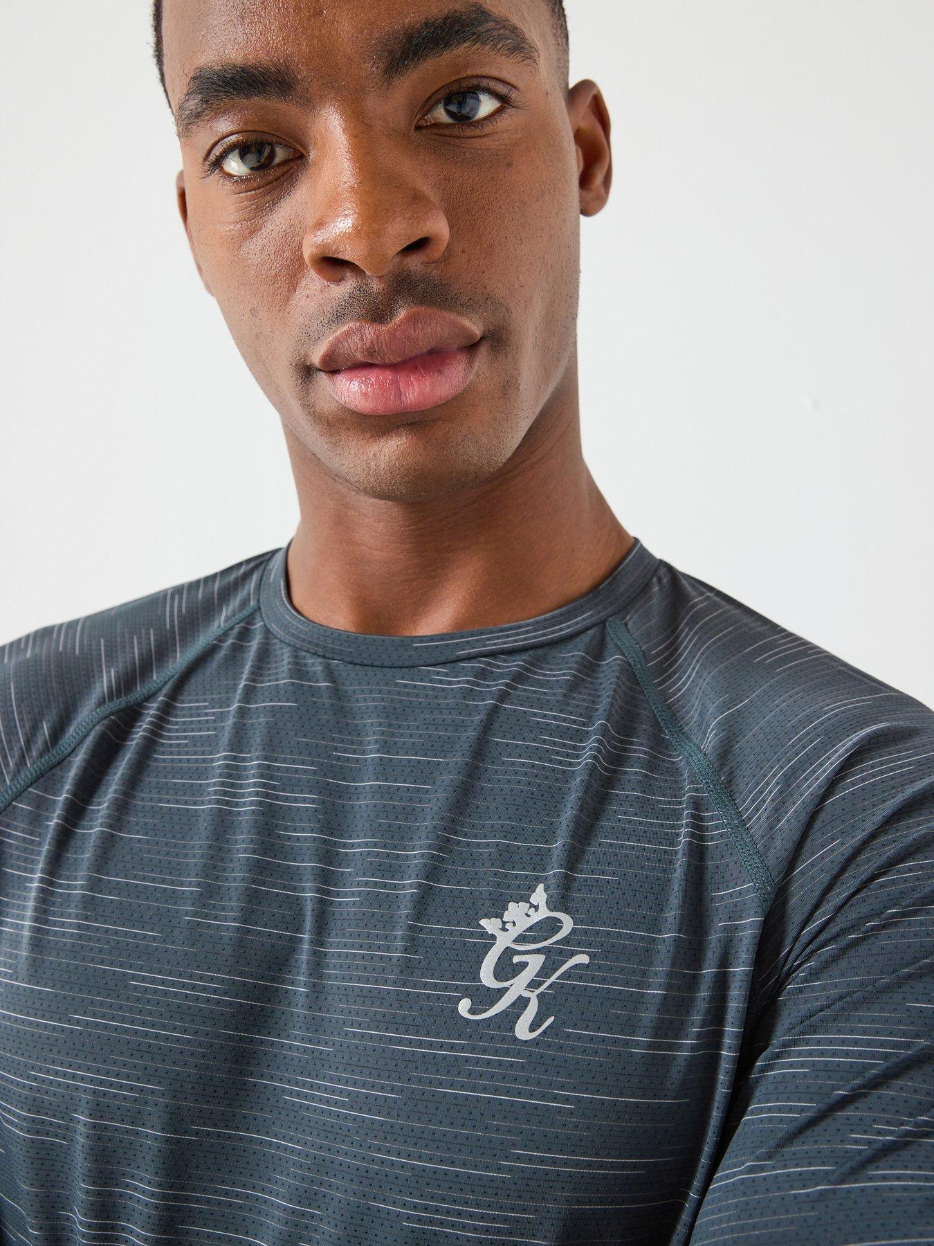  image of gym-king-mens-energy-grindle-t-shirt-navy