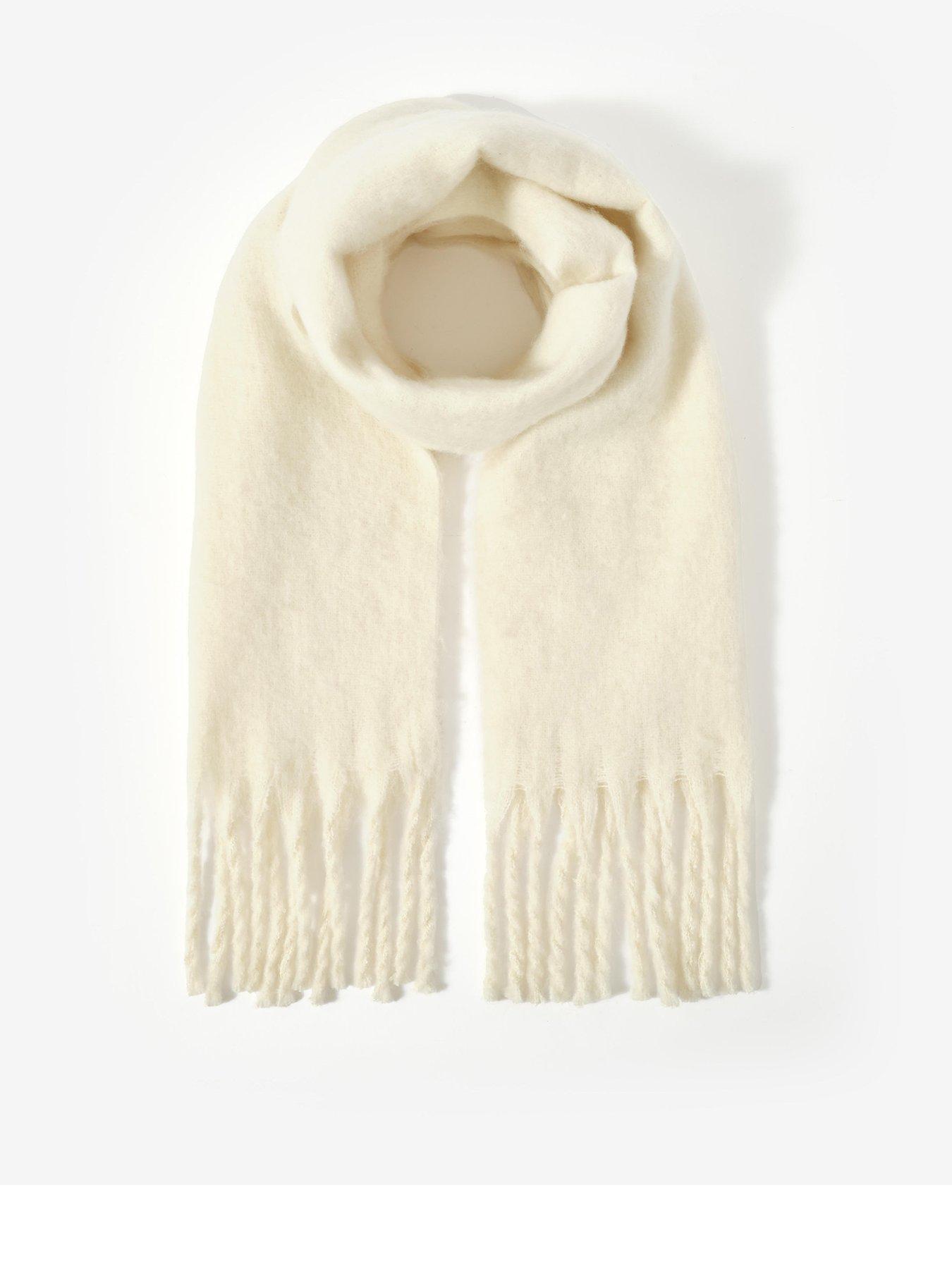 undefined Brushed Scarf - Cream