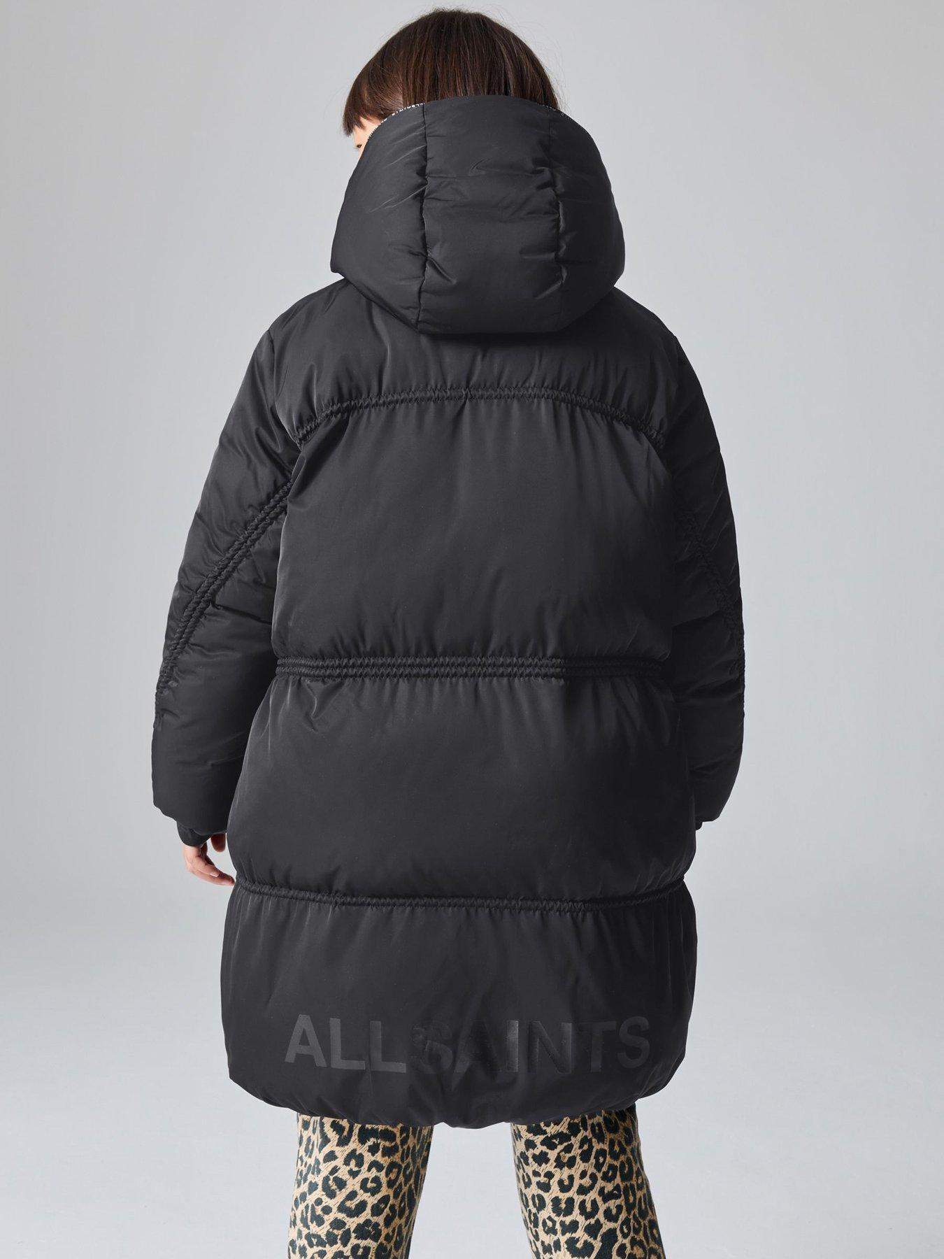 Image 2 of 6 of smALLSAINTS Girls Longline Coat - Black