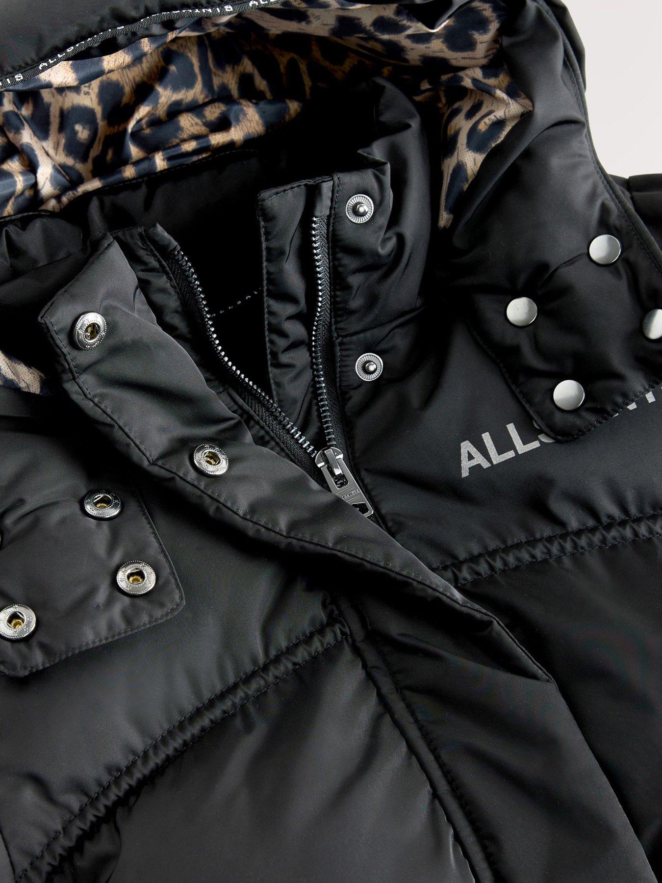 Image 5 of 6 of smALLSAINTS Girls Longline Coat - Black