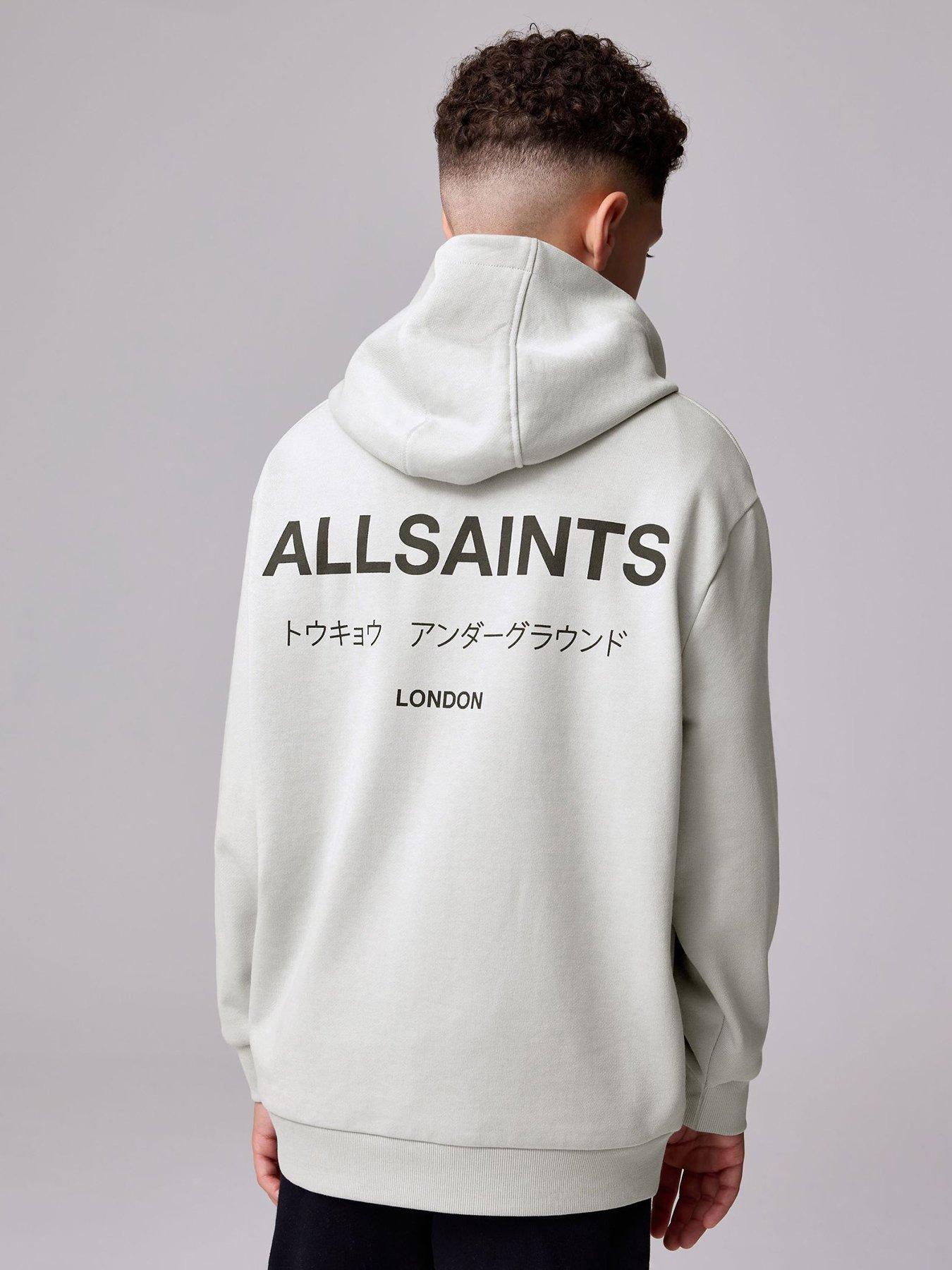 Image 2 of 6 of smALLSAINTS Boys Underground Logo Hoodie - Grey