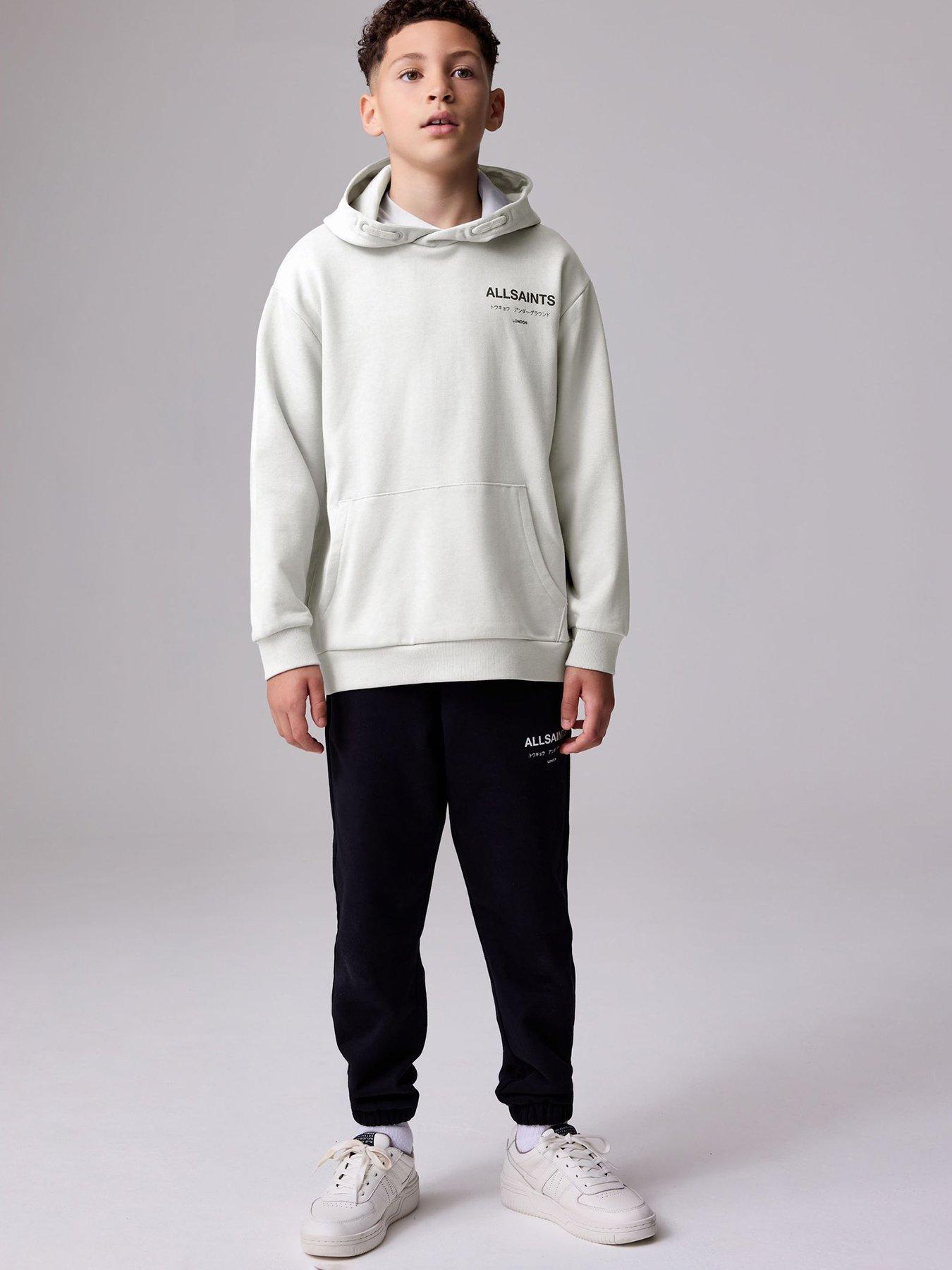 Image 3 of 6 of smALLSAINTS Boys Underground Logo Hoodie - Grey