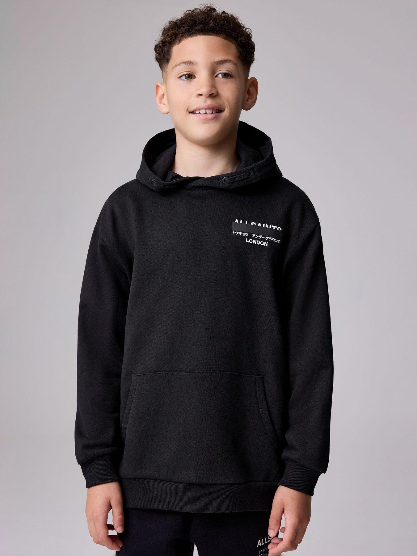 Image 1 of 6 of smALLSAINTS Boys Underground Hoodie - Black