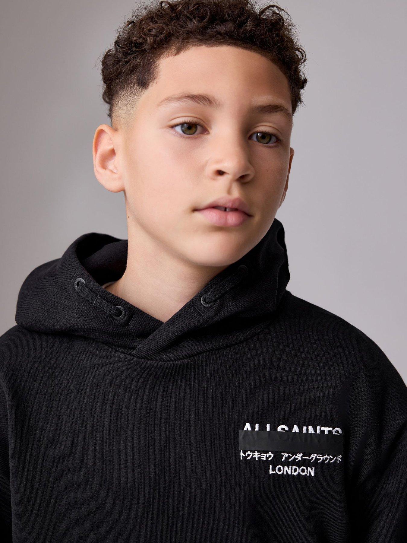 Image 3 of 6 of smALLSAINTS Boys Underground Hoodie - Black