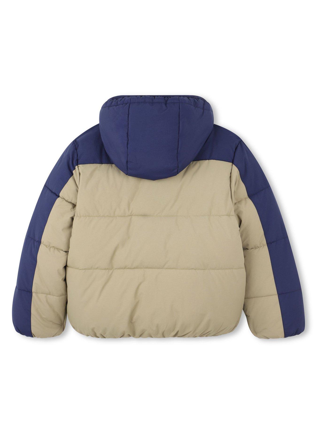 Image 2 of 5 of Timberland Boys Colour Block Padded Jacket - Beige