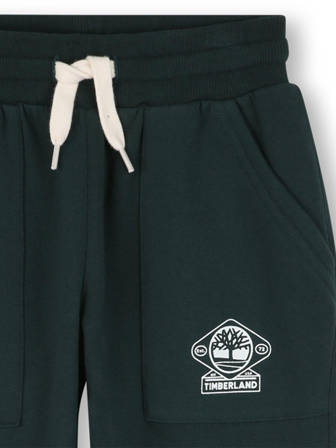  image of timberland-boys-jogging-bottoms-dark-green