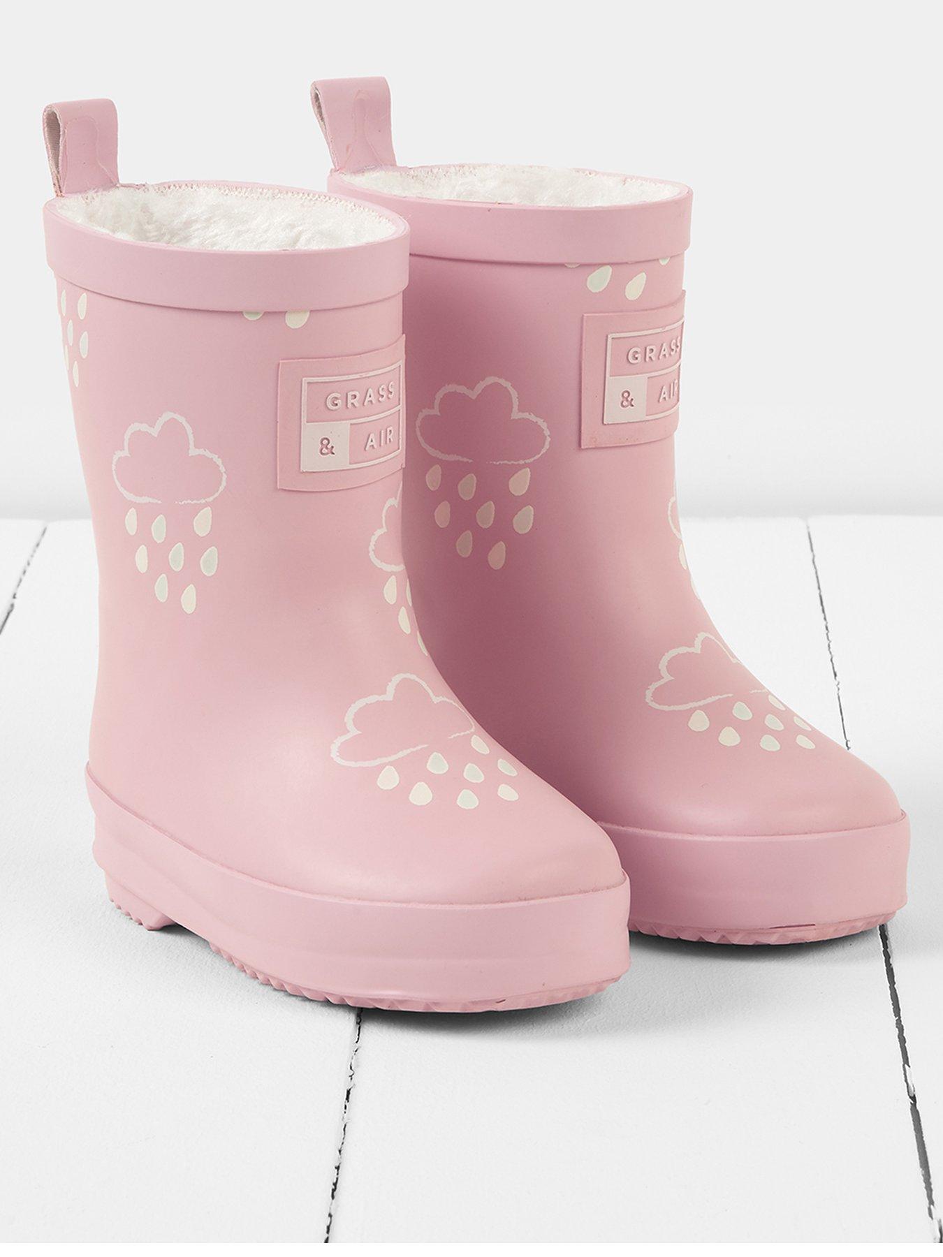 undefined Infant/Junior Colour-Revealing Winter Wellies - Pink