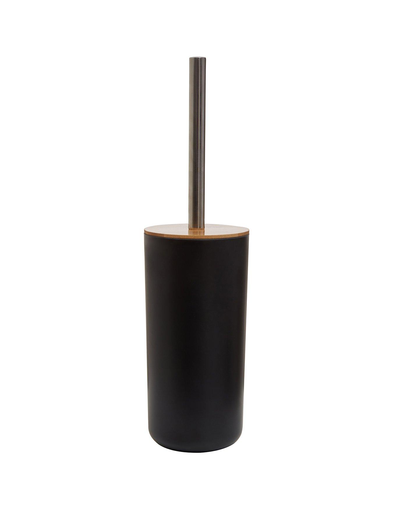 Image 1 of 4 of Interiors By Premier Canyon Black Toilet Brush Holder