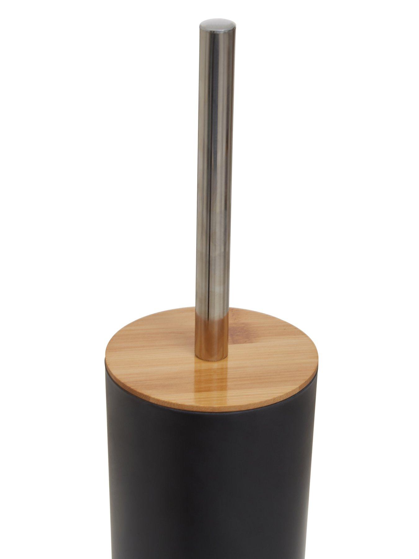 Image 2 of 4 of Interiors By Premier Canyon Black Toilet Brush Holder
