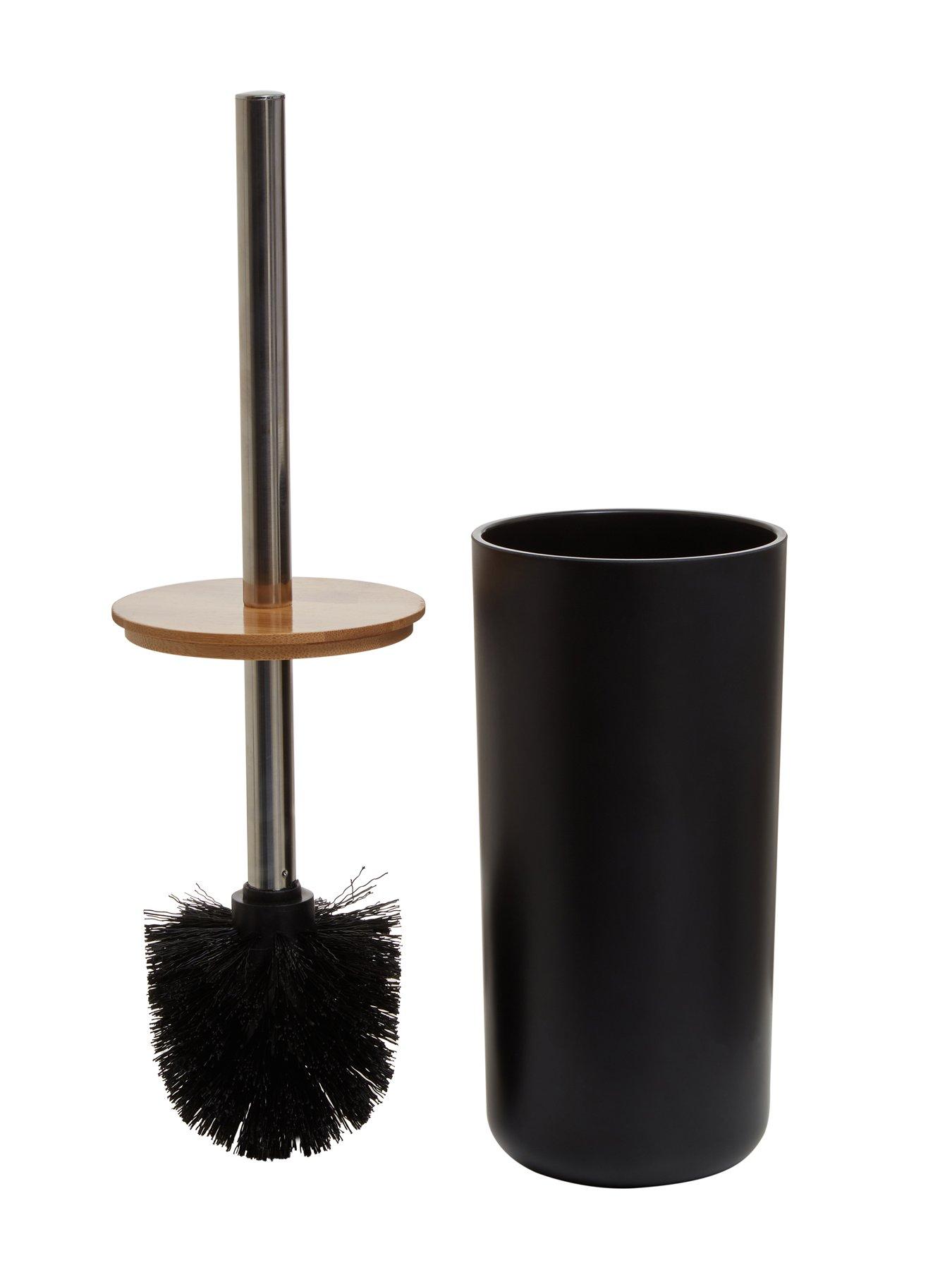 Image 4 of 4 of Interiors By Premier Canyon Black Toilet Brush Holder