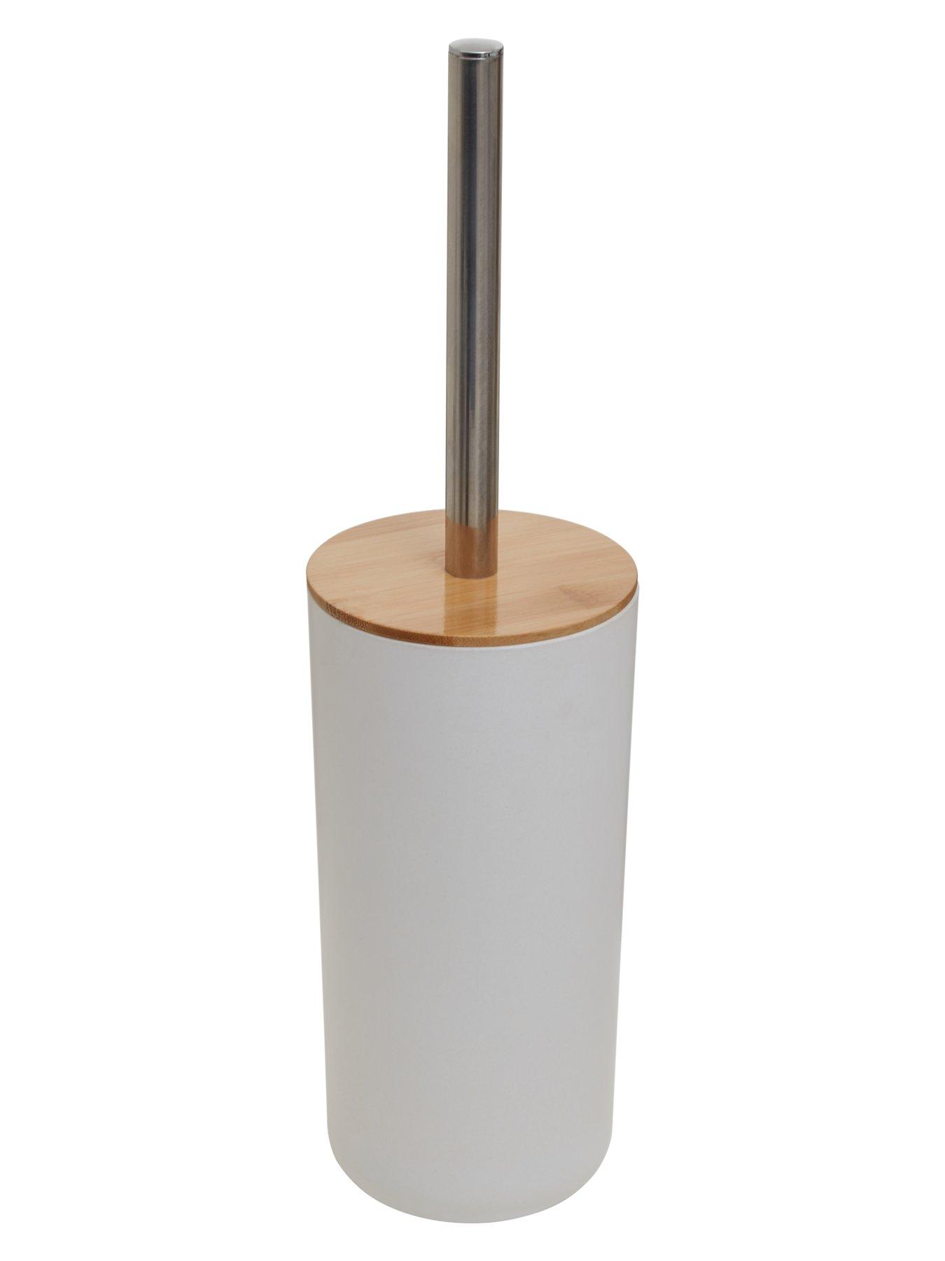 Image 5 of 5 of Interiors By Premier Canyon White Toilet Brush Holder
