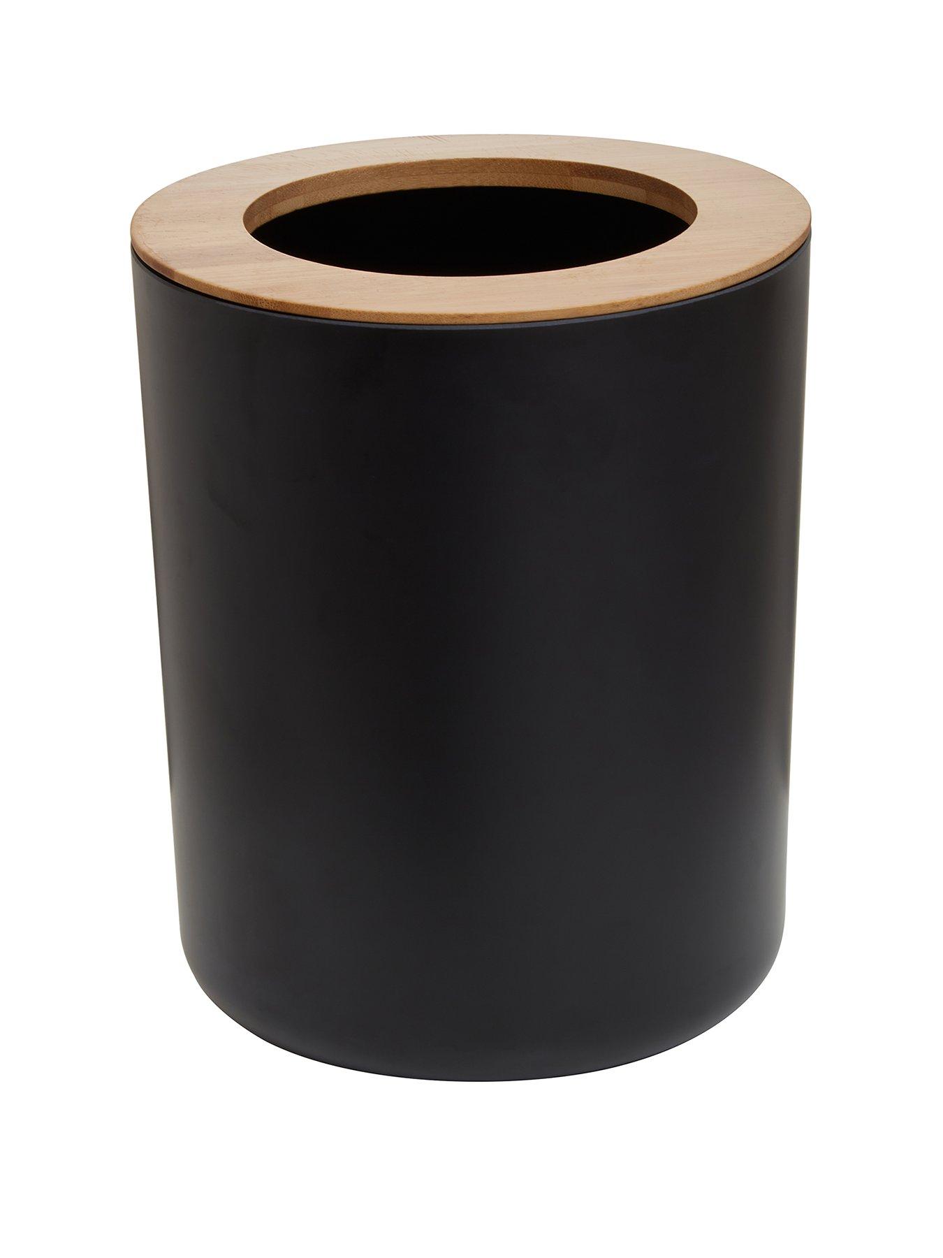 Interiors By Premier Canyon Black Dust Bin